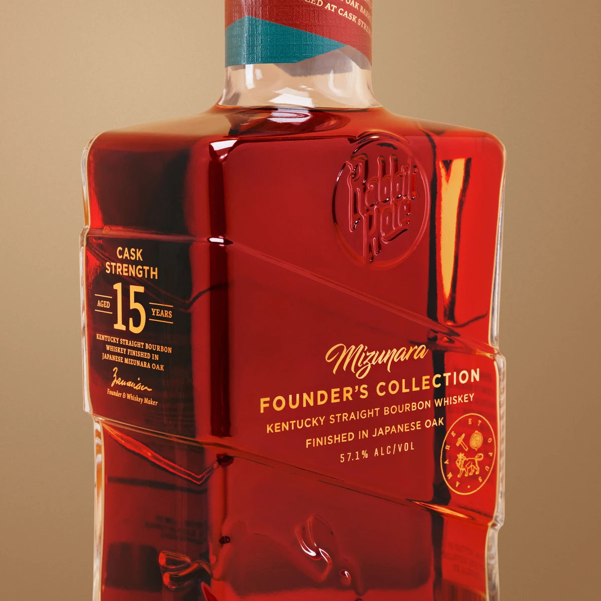 Rabbit Hole Mizunara Founder's Collection 15 Year Old Kentucky Bourbon