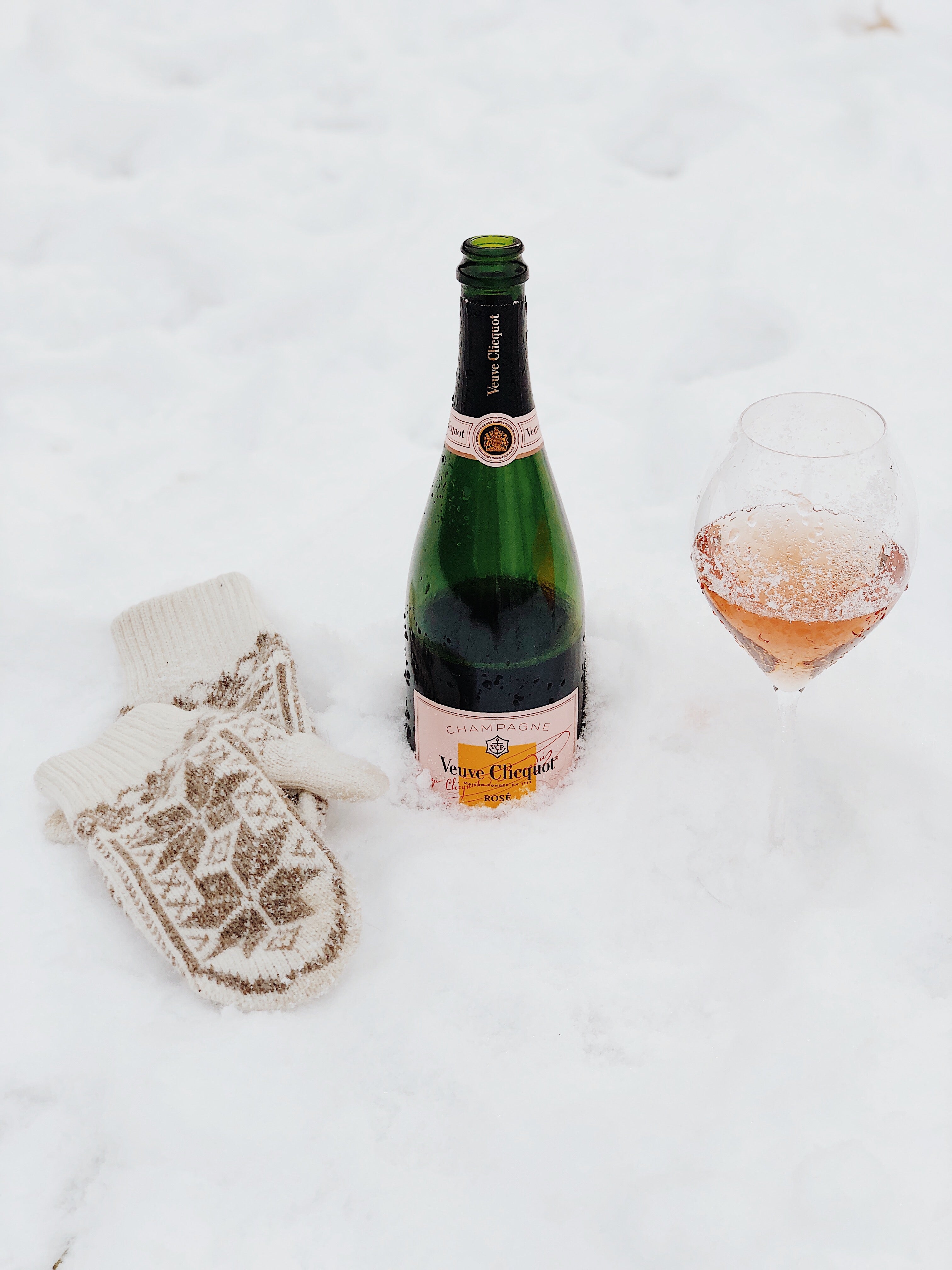 Veuve Clicquot Rosé Champagne with Ice Jacket