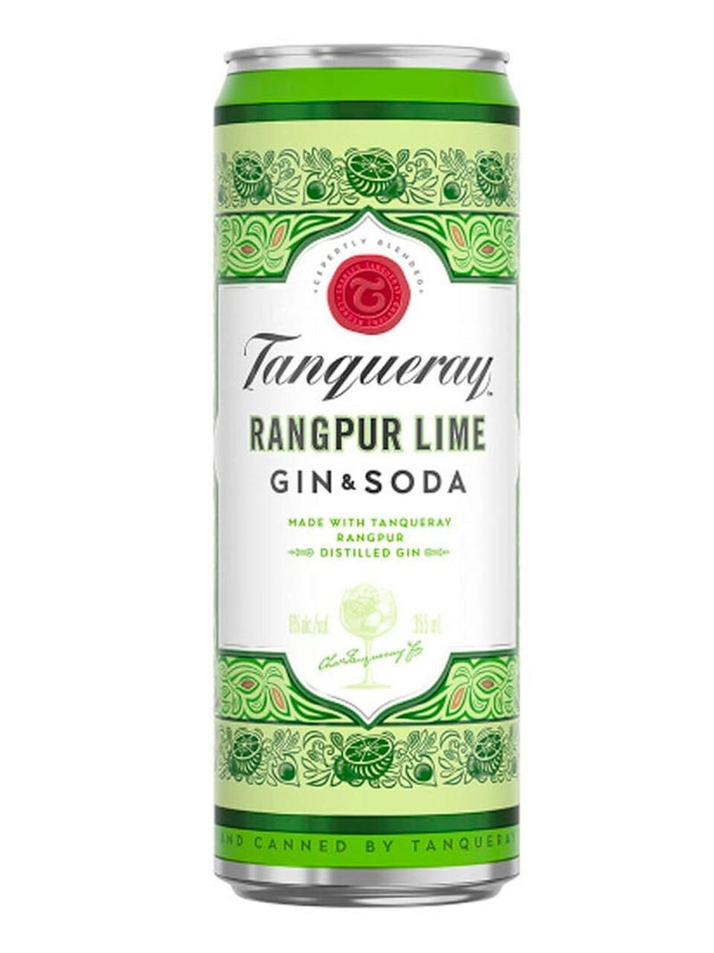 Tanqueray Rangpur Lime Gin & Soda 4 pack Cans