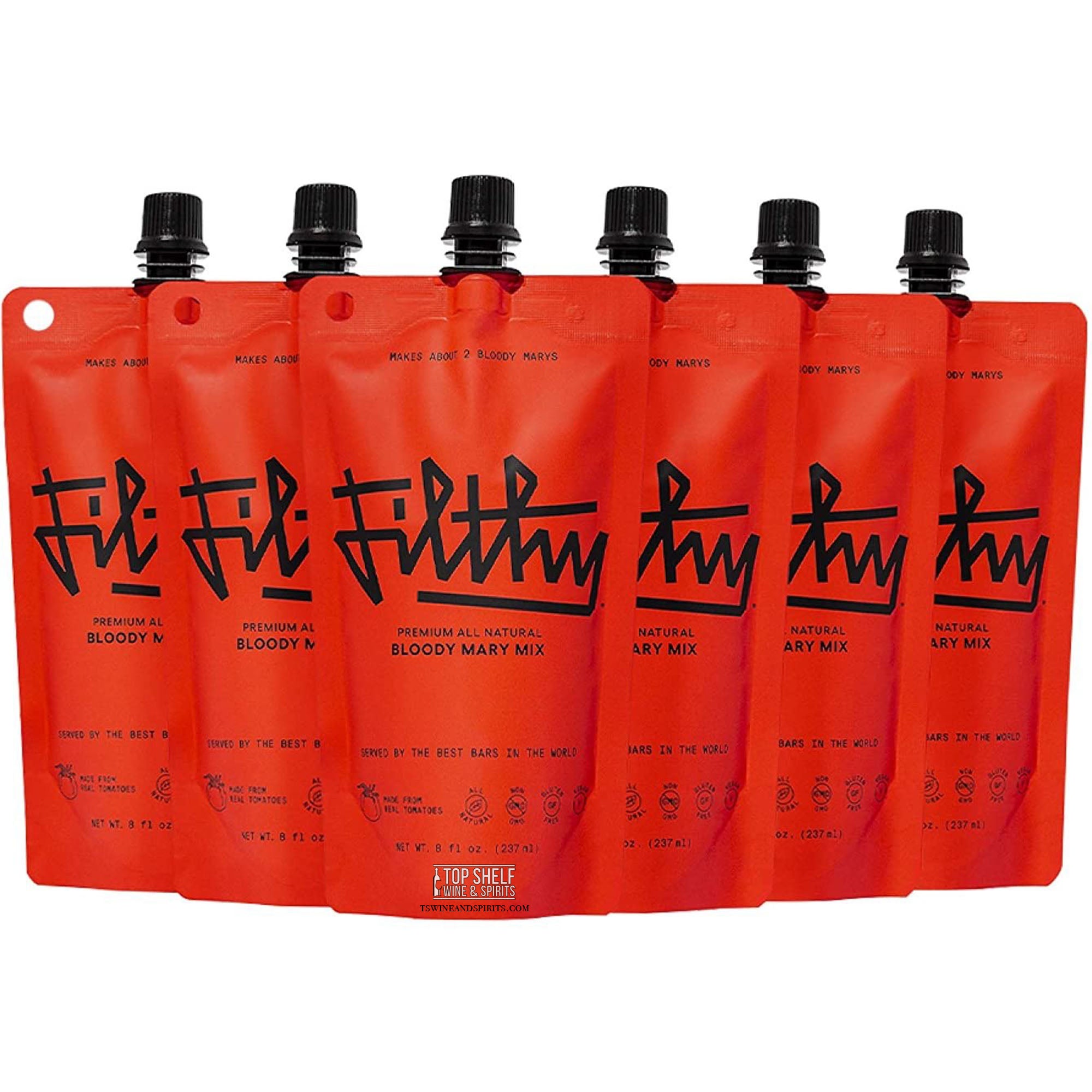 Filthy Foods Bloody Mary Mix Pouches (6 Pack)