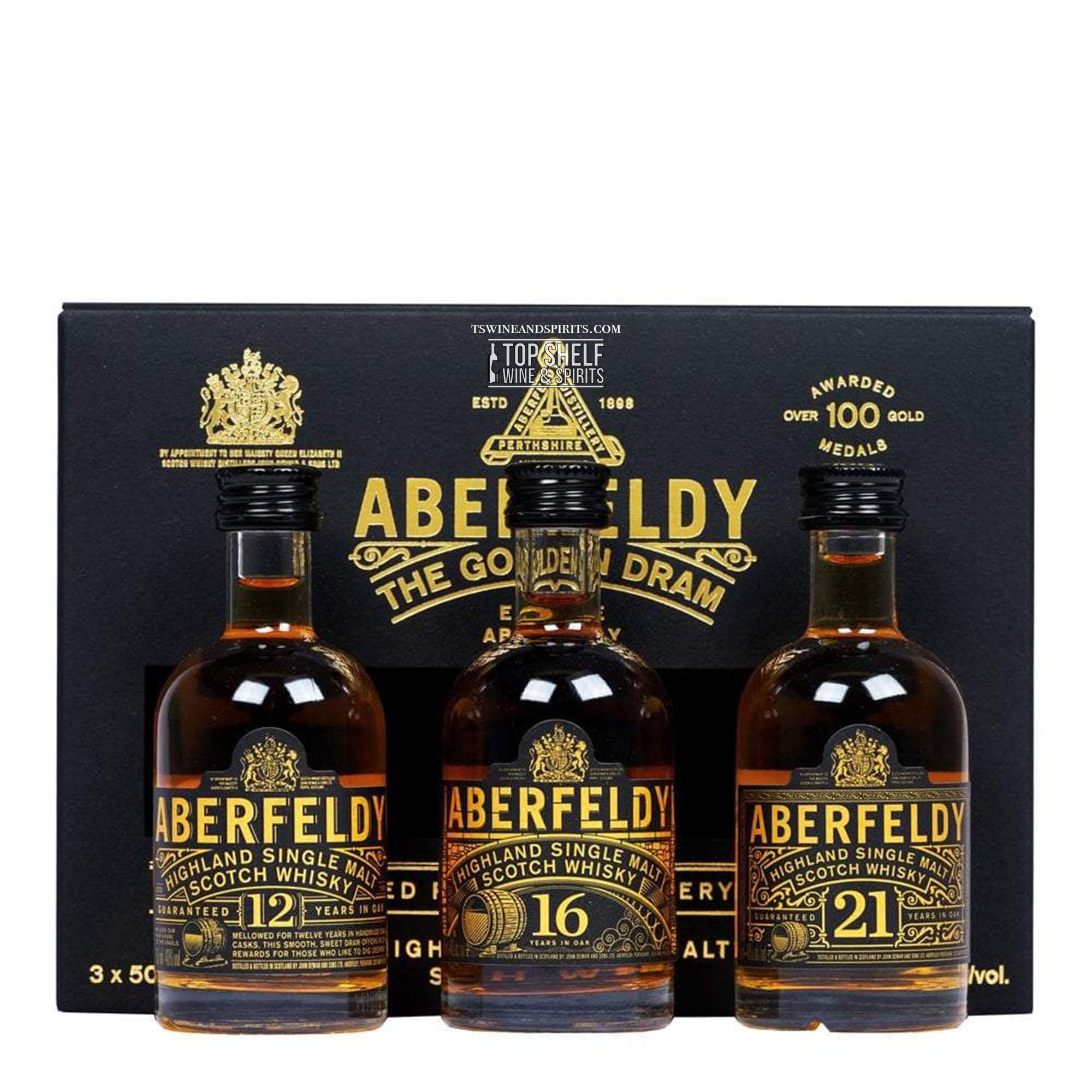 Aberfeldy the Golden Dram Single Malt Scotch Gift Set