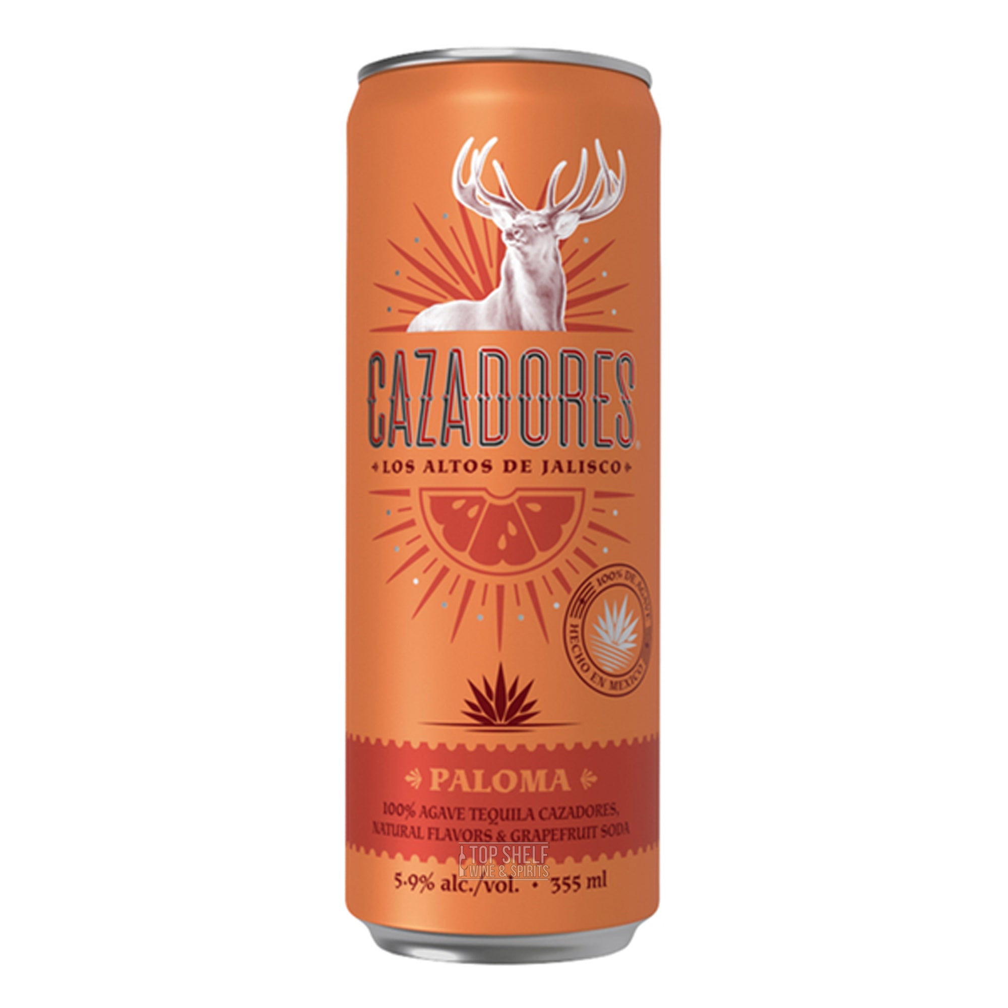 Cazadores Tequila Paloma Cocktail Ready-To-Drink 4-Pack Cans