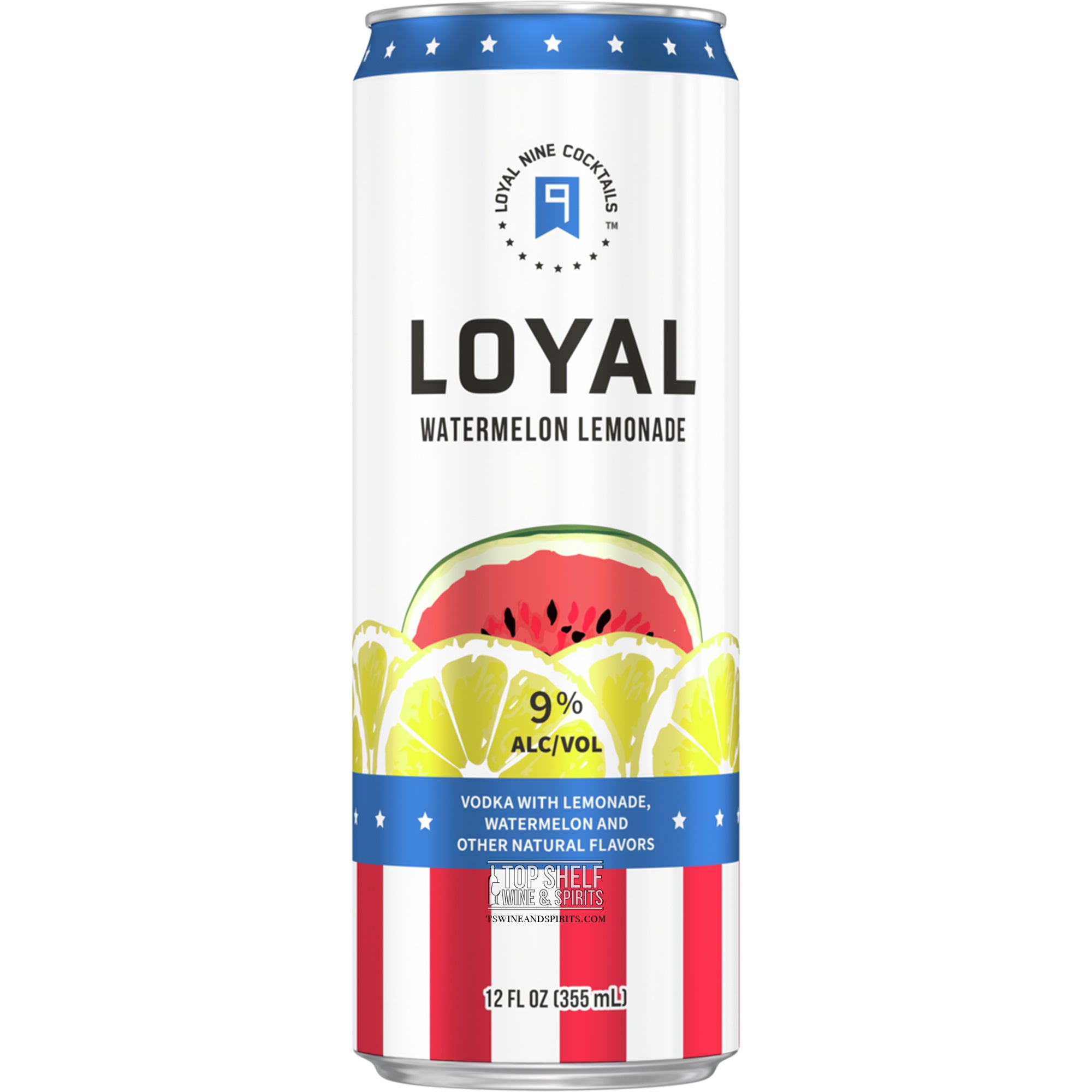 Loyal 9 Watermelon Lemonade Cocktail 4 Pack Cans