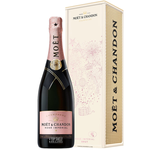 Moët & Chandon Rosé Impérial with Metal Gift Box