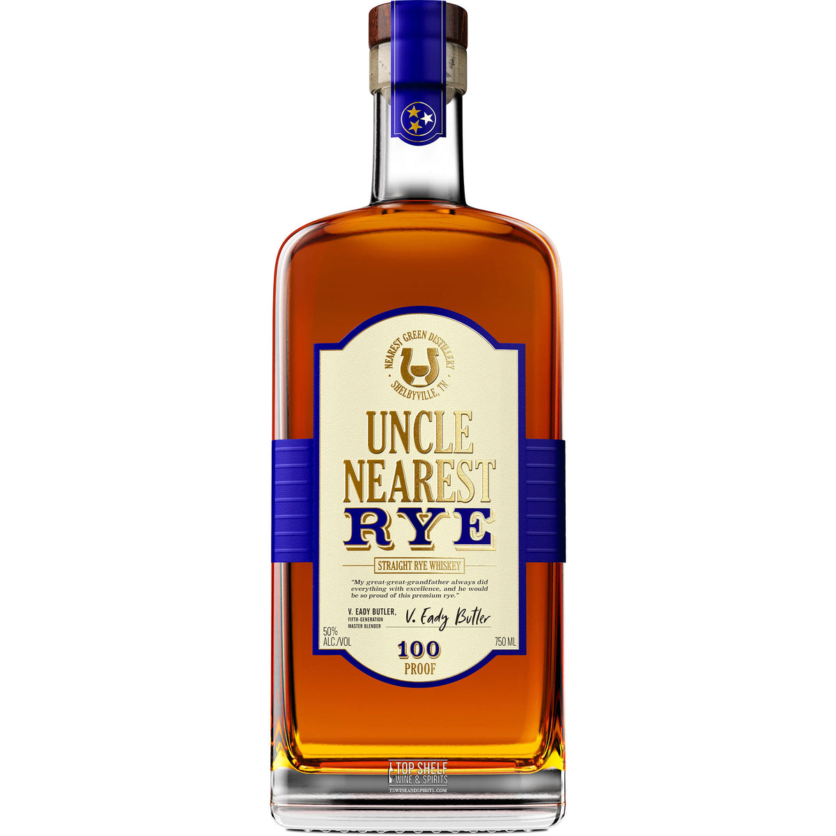 Uncle Nearest Straight Rye (100 Proof) - Order Online