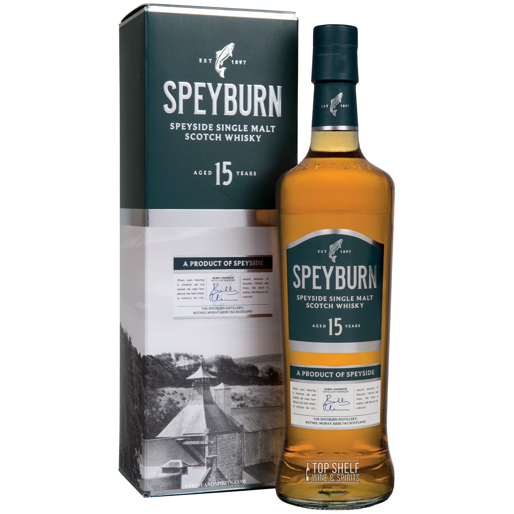 Speyburn 15 Year Speyside Single Malt Scotch Whisky