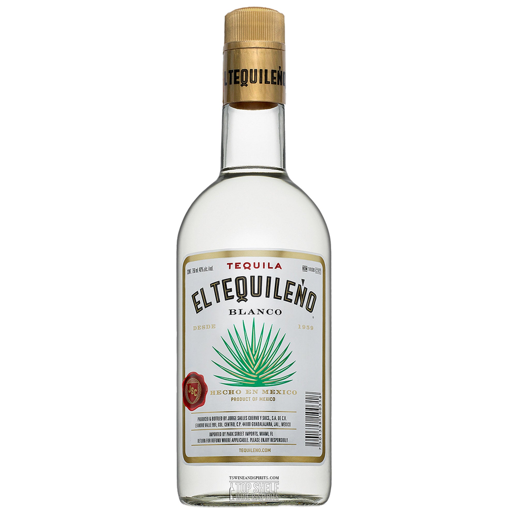 El Tequileño Blanco Tequila