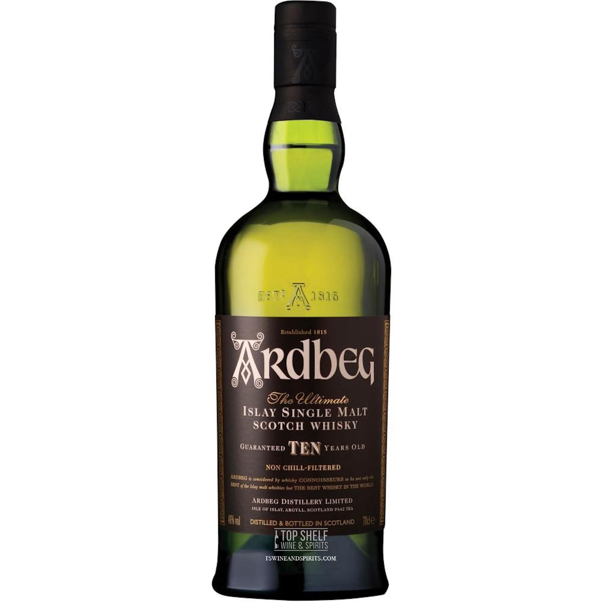 Ardbeg 10 Year Single Malt Scotch  Third Base Market and Spirits – Third  Base Market & Spirits