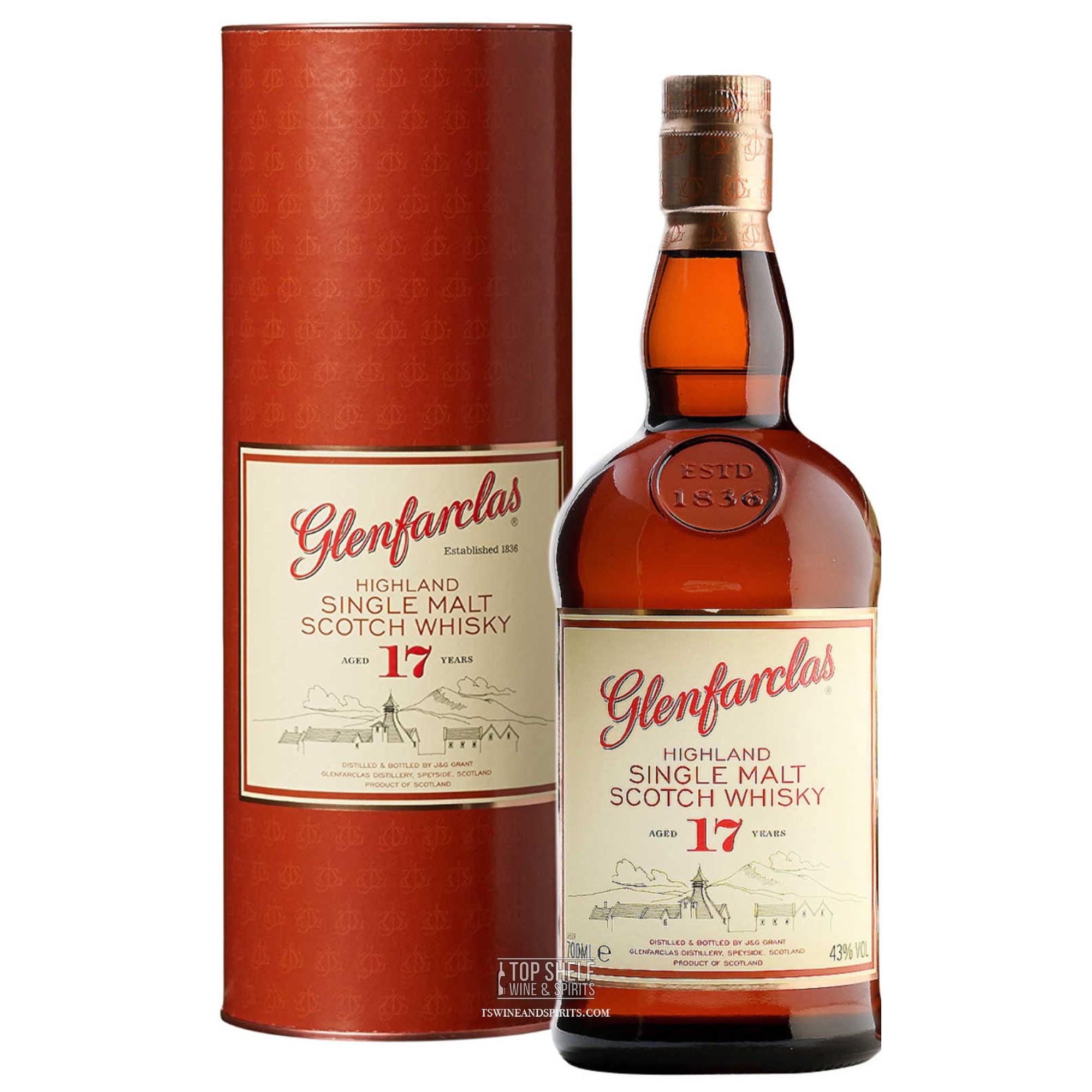 Glenfarclas 17 Year Old Single Malt Scotch Whisky