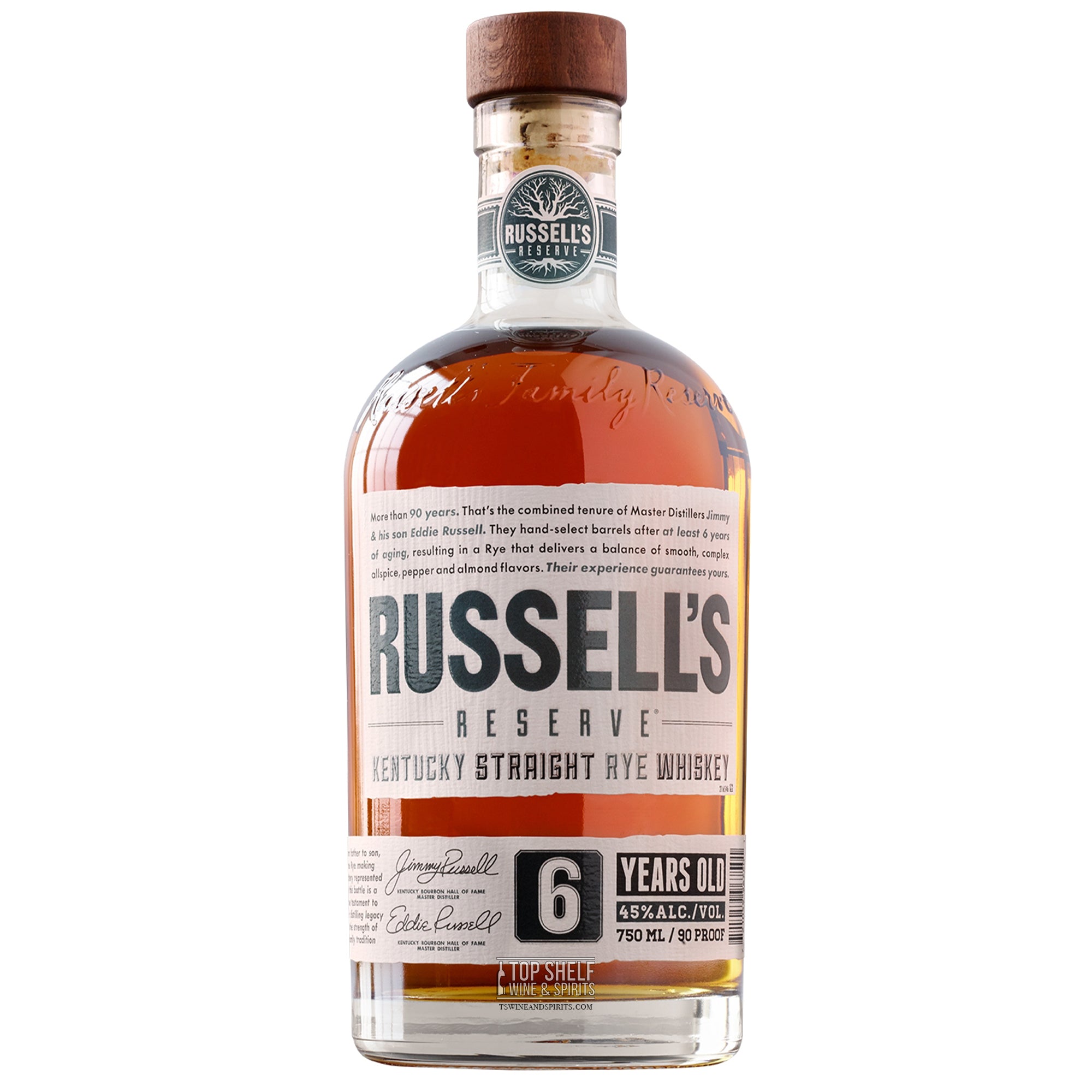 Russell's Reserve Rye 6 Year Whiskey