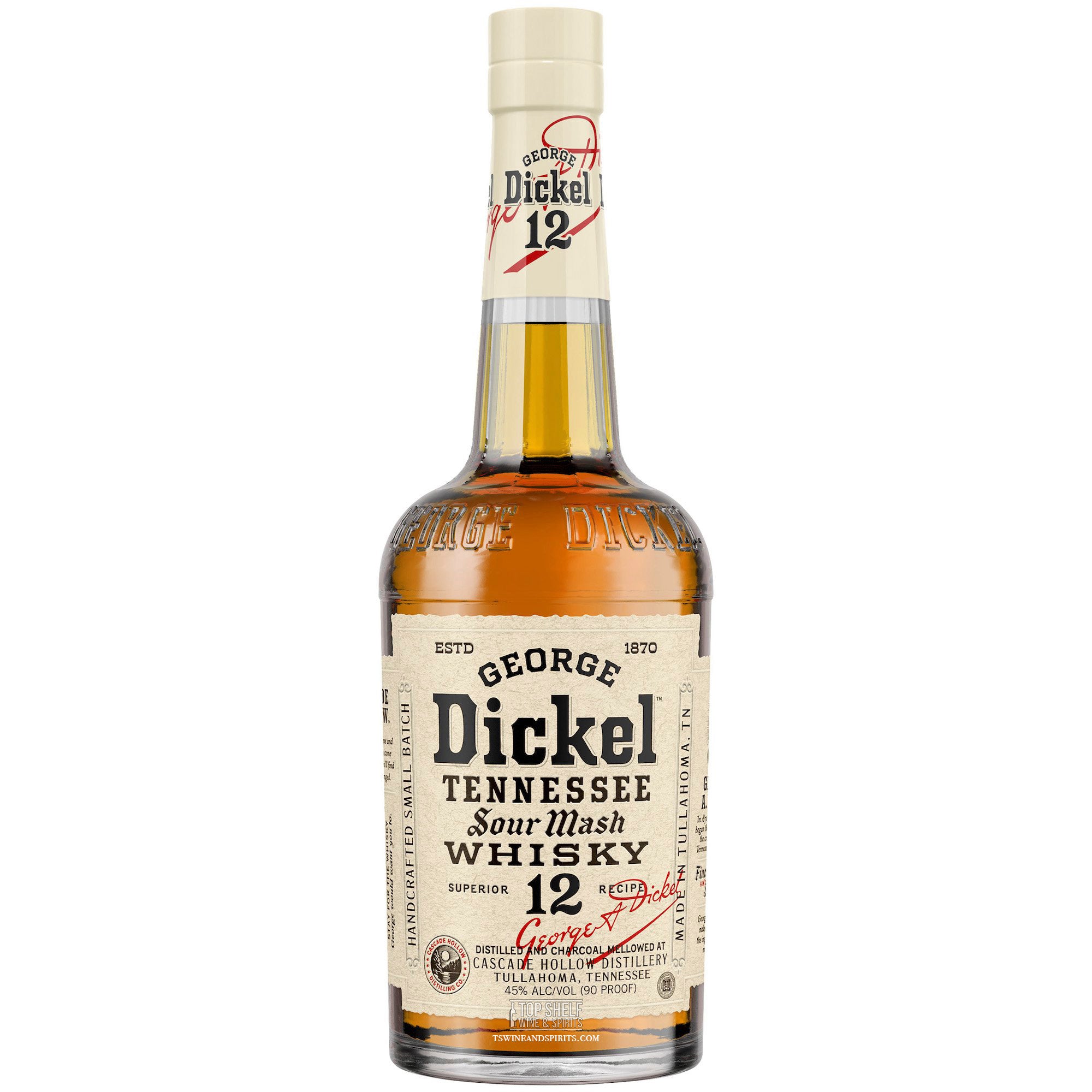 George Dickel Tennessee Sour Mash No. 12