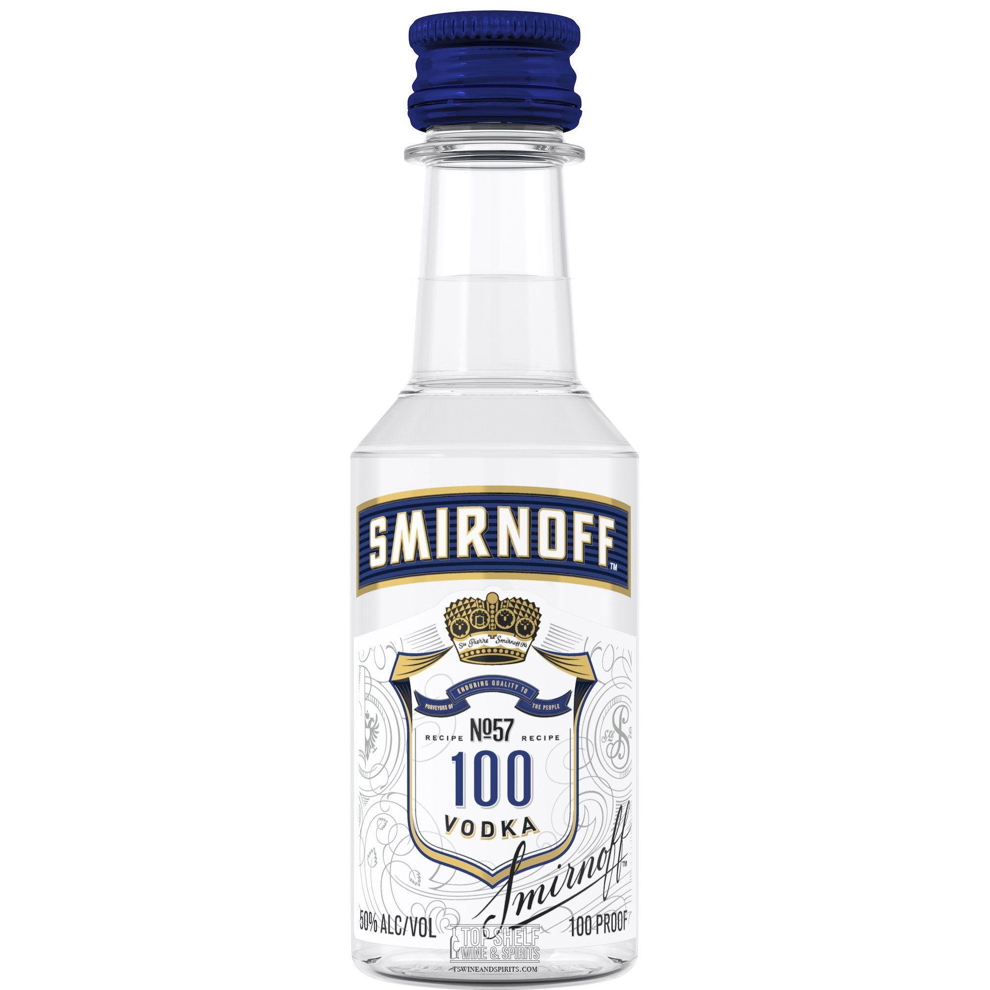 Smirnoff 100 Proof 50ml Sleeve (10 bottles)