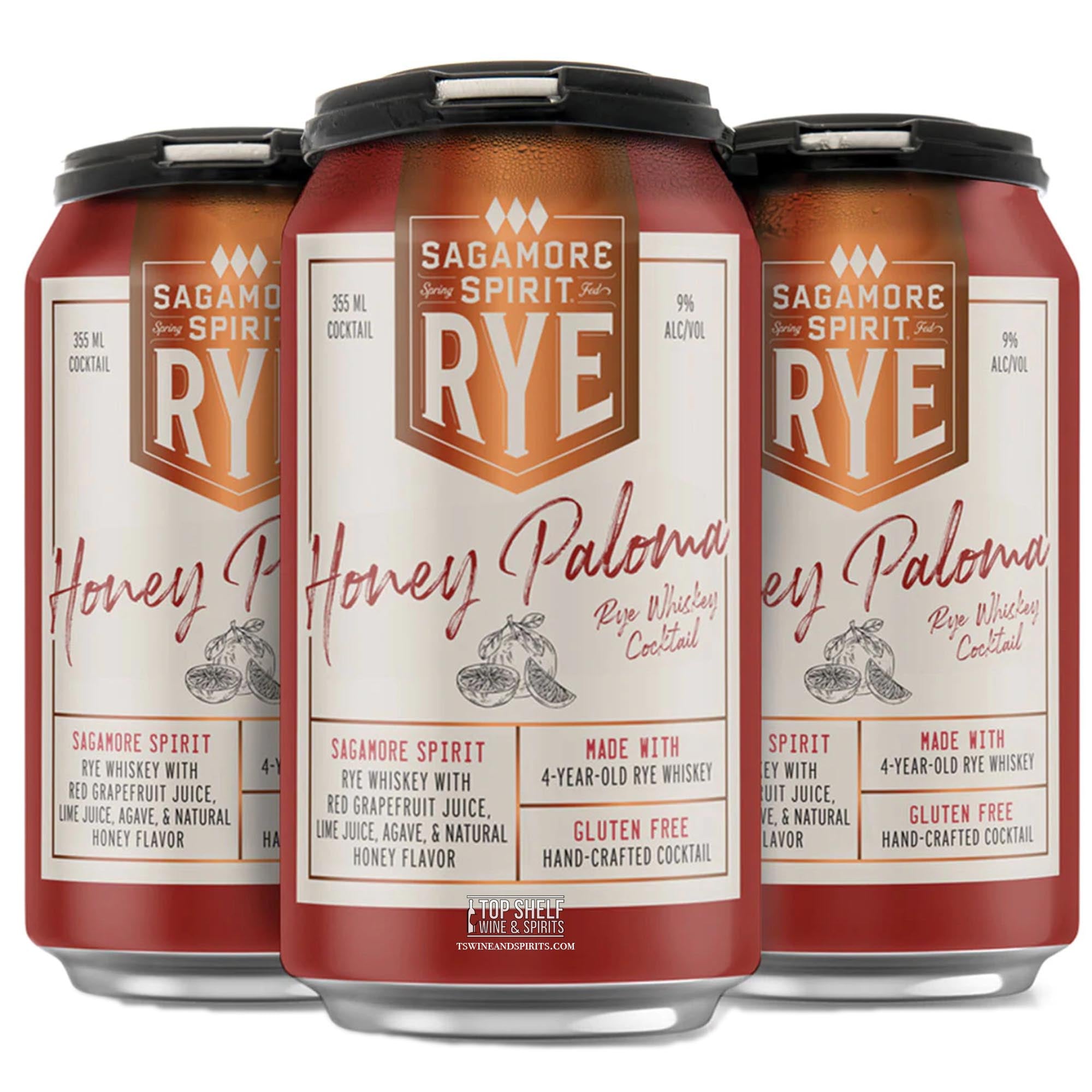 Sagamore Honey Paloma Canned Cocktail (4 Pack)
