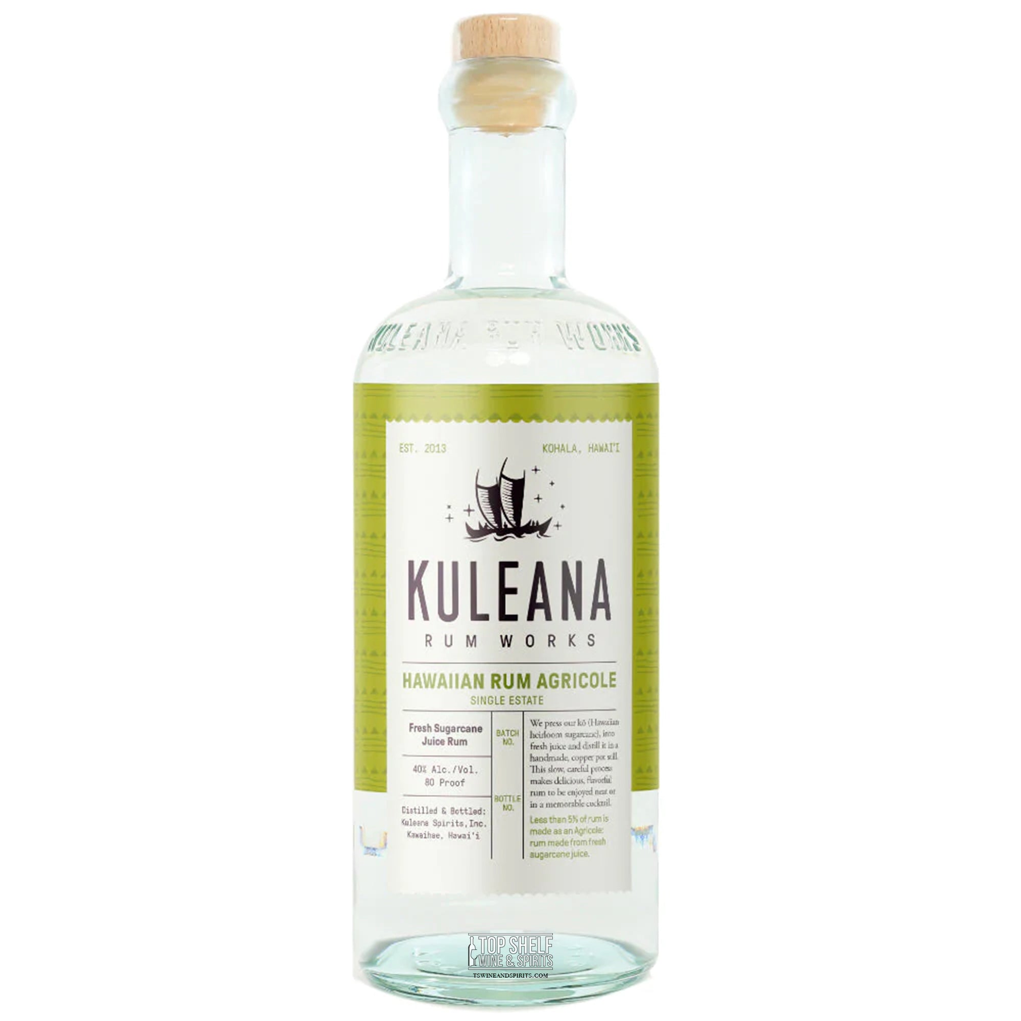 Kuleana Hawaiian Rum Agricole