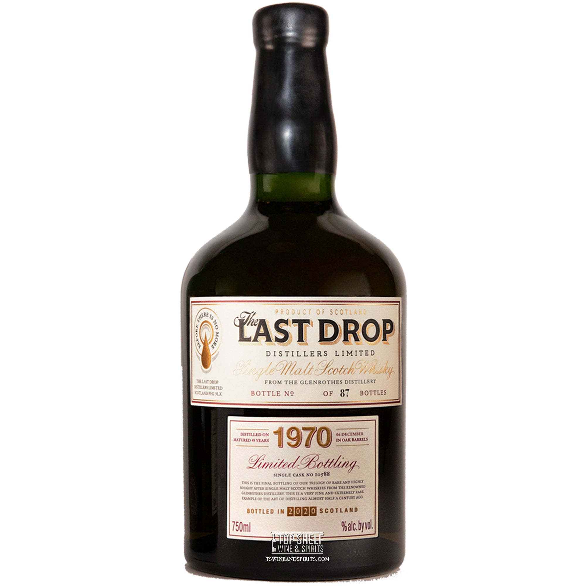 The Last Drop 1970 Glenrothes Single Malt Scotch Whisky
