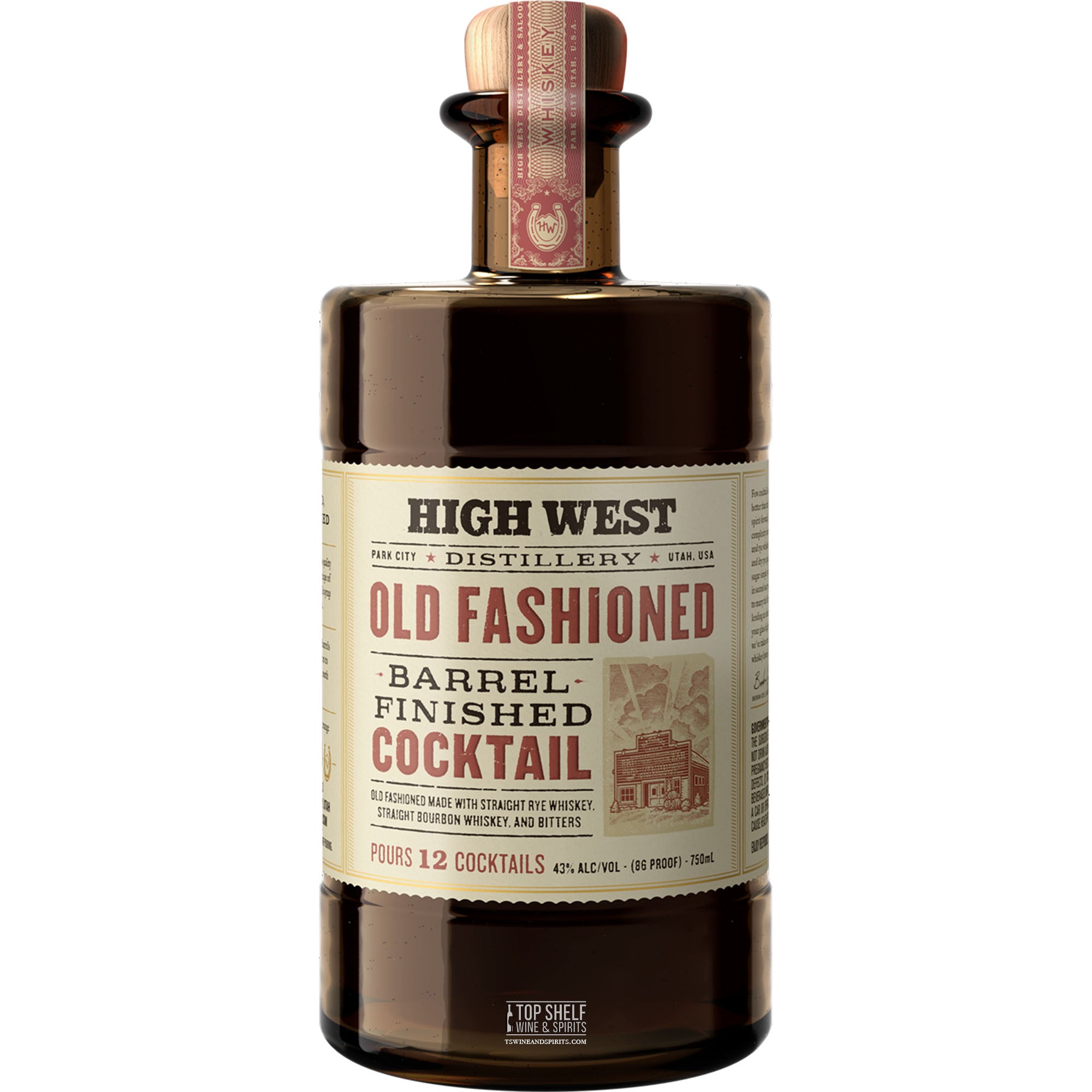 High West Barrel Aged Old Fashioned Cocktail 750mL