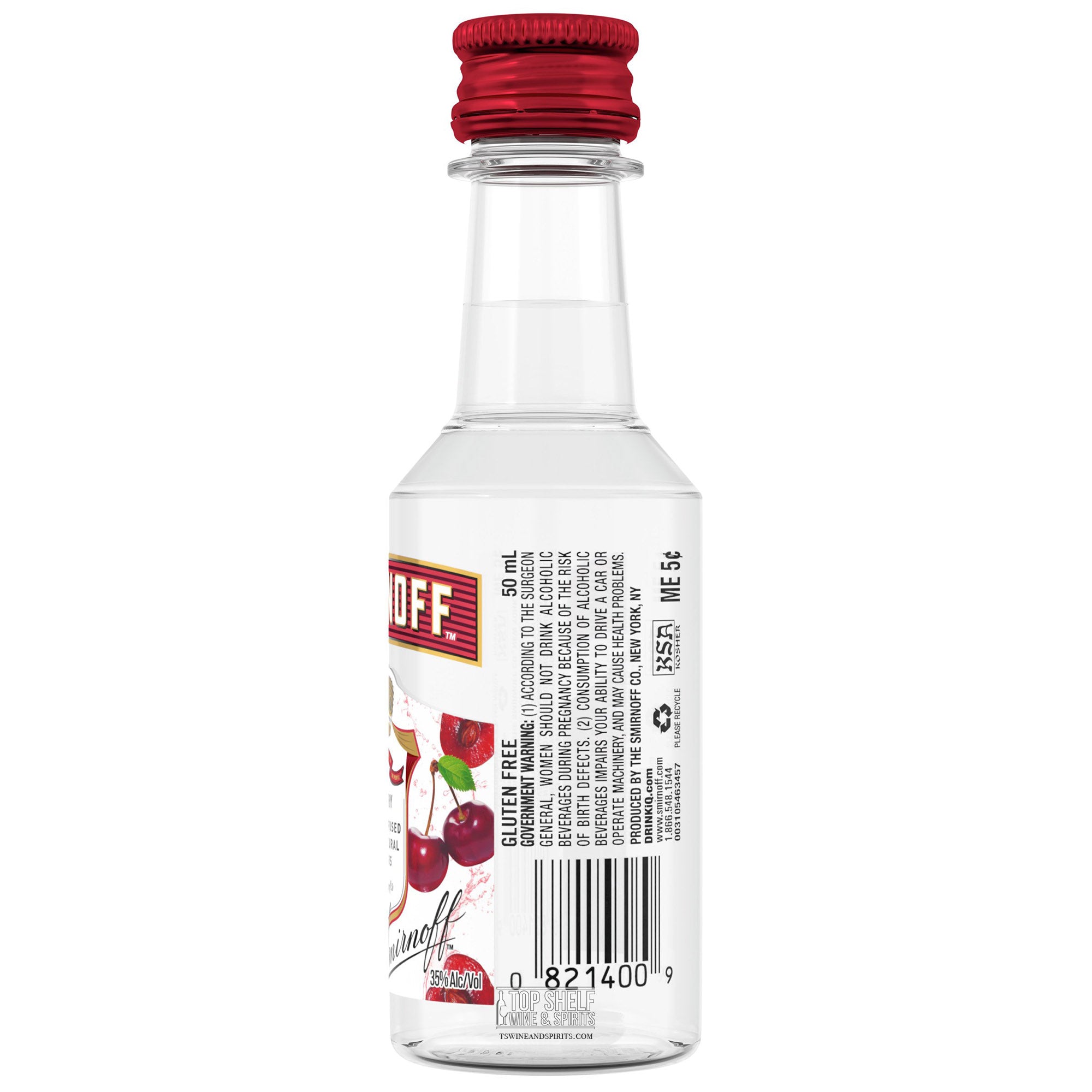 Smirnoff Cherry 50ml Sleeve (10 bottles)