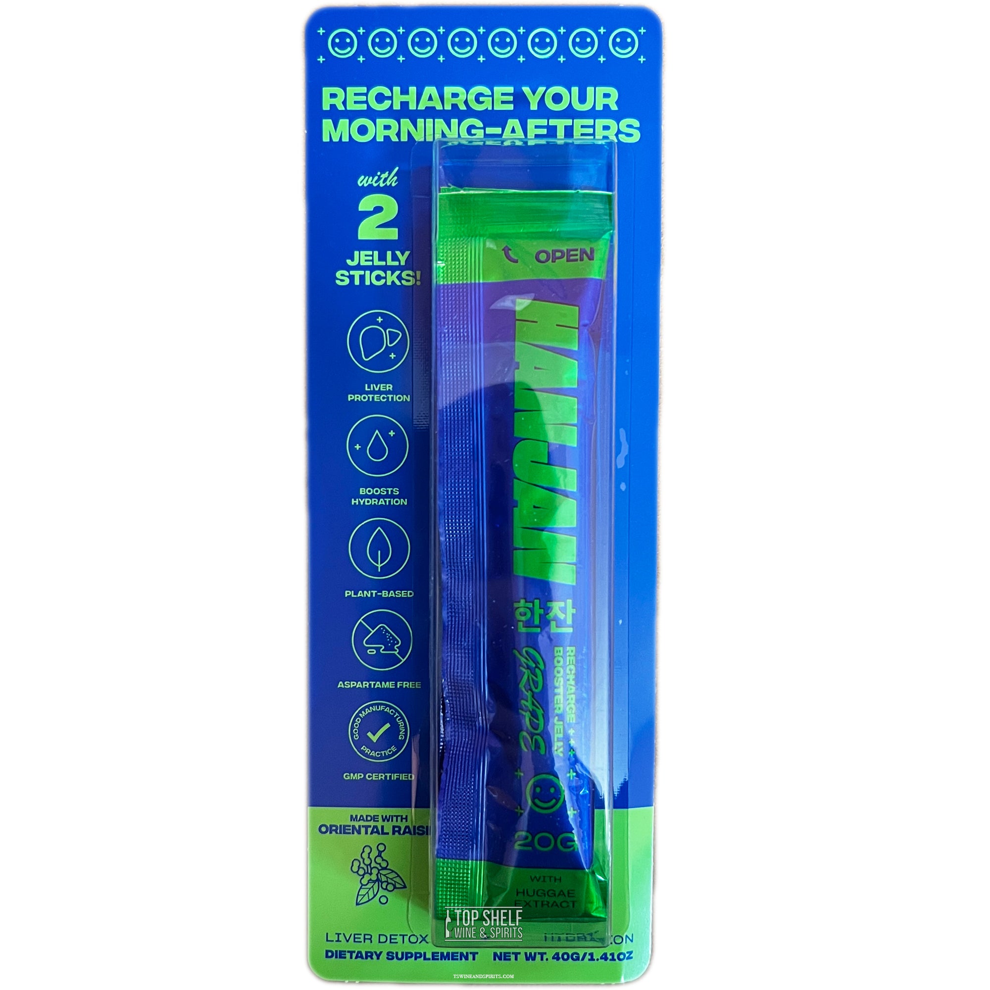 Hanjan Anti-Hangover Jelly Sticks (2 Pack - Vegan)