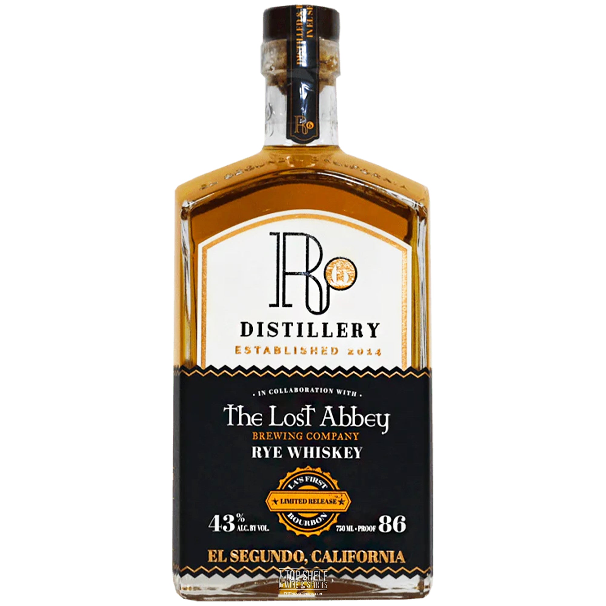 R6 Distillery X The Lost Abbey Rye Whiskey