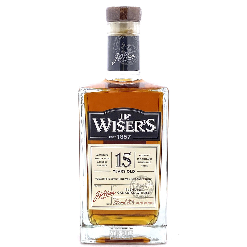JP Wiser’s 15 Year Old Canadian Whisky