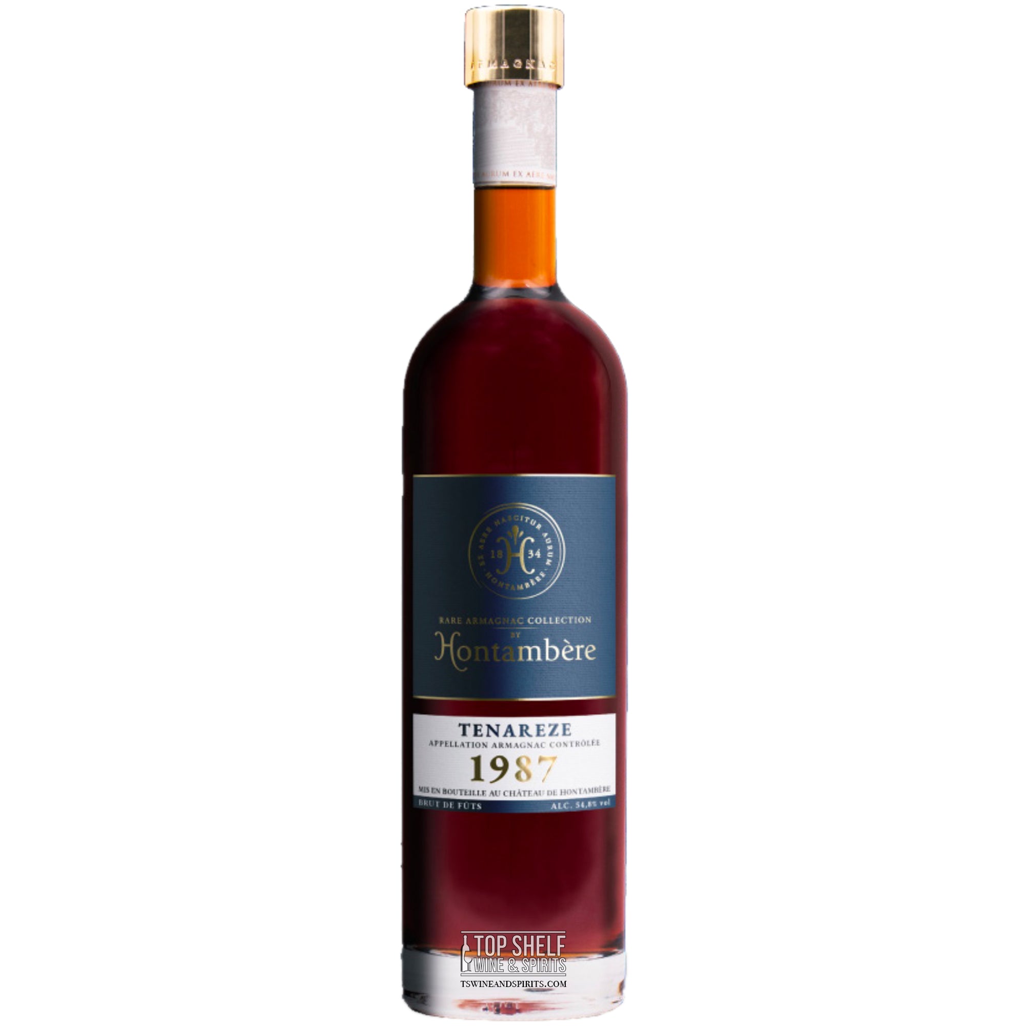 Rare Armagnac Collection by Hontambère Tenareze Armagnac Vintage 1987