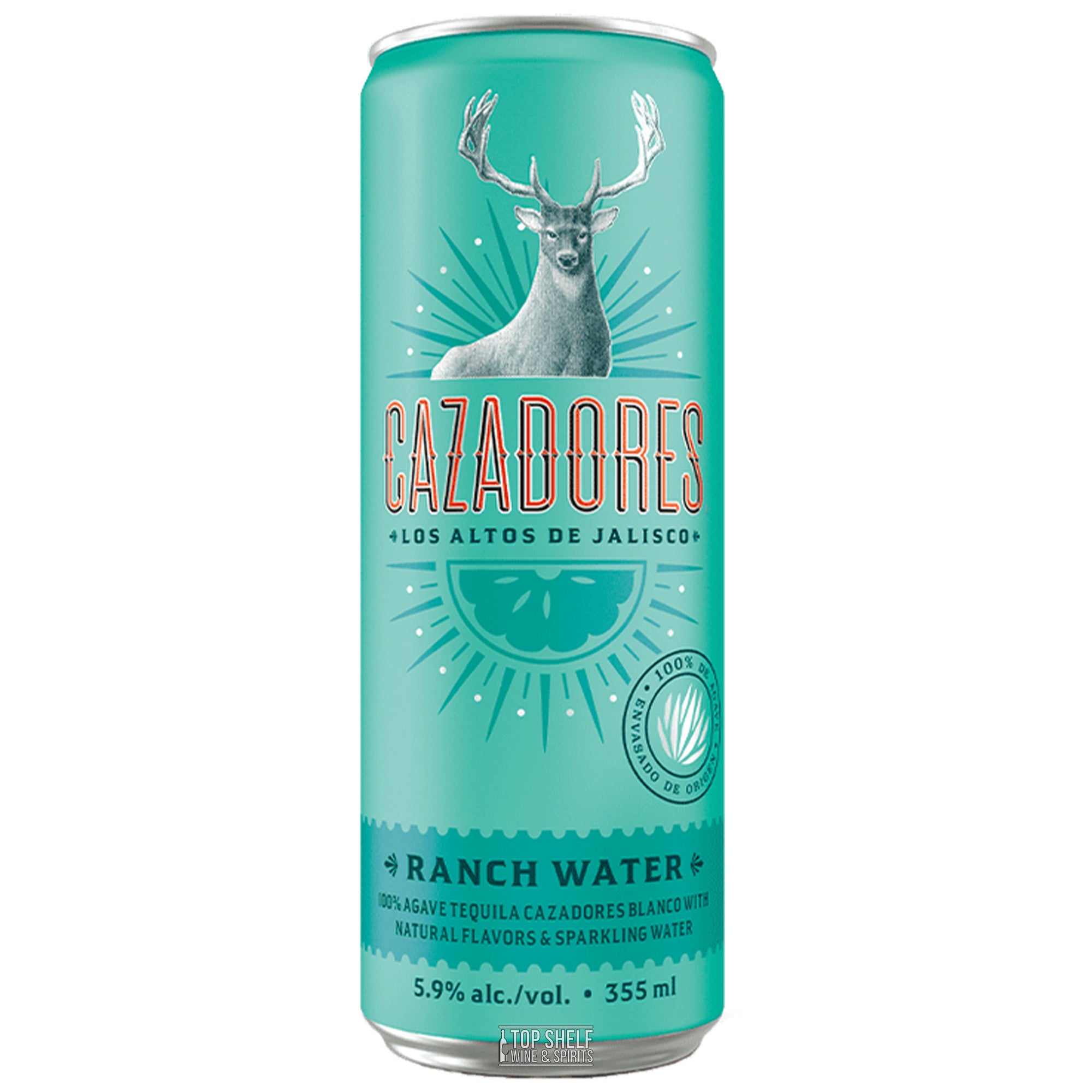 Cazadores Tequila Ranch Water Ready-To-Drink 4-Pack Cans