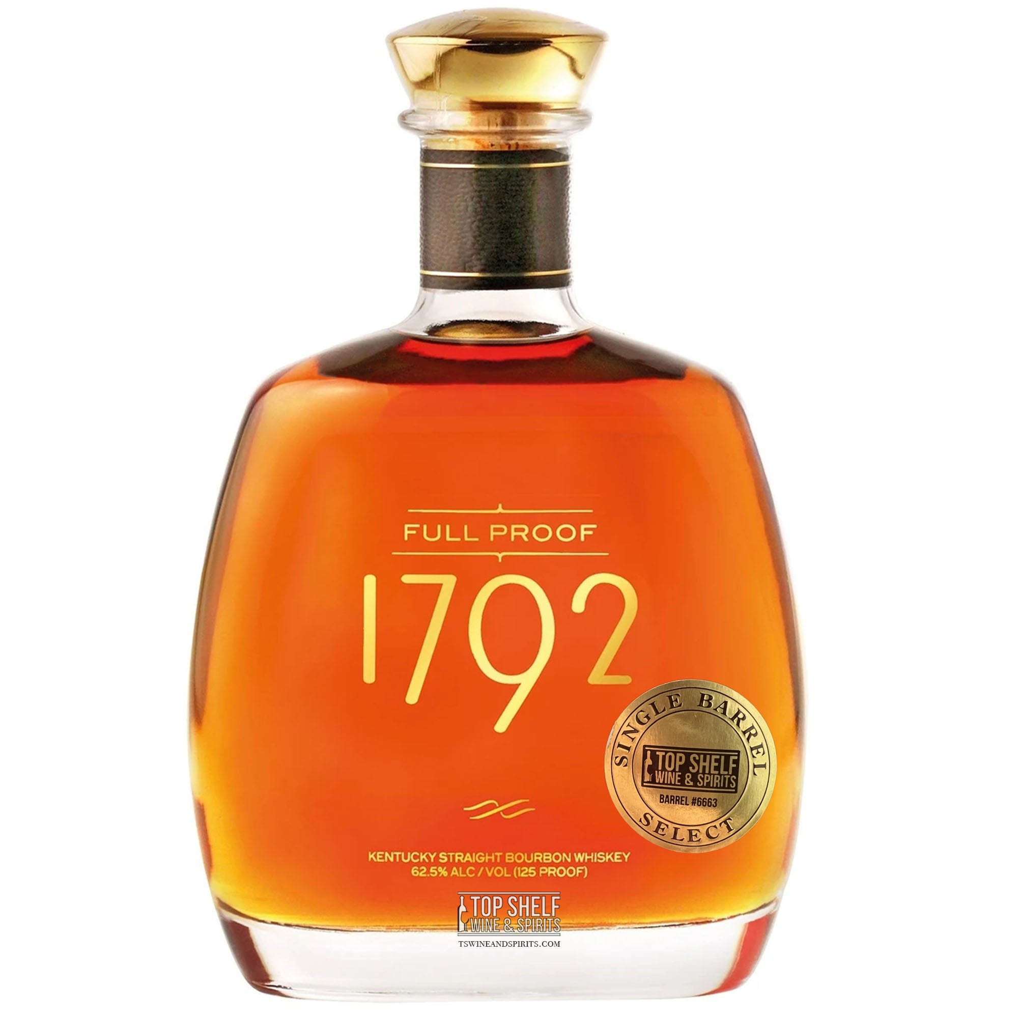 1792 Top Shelf Full Proof Single Barrel Select Bourbon (Private Selection)