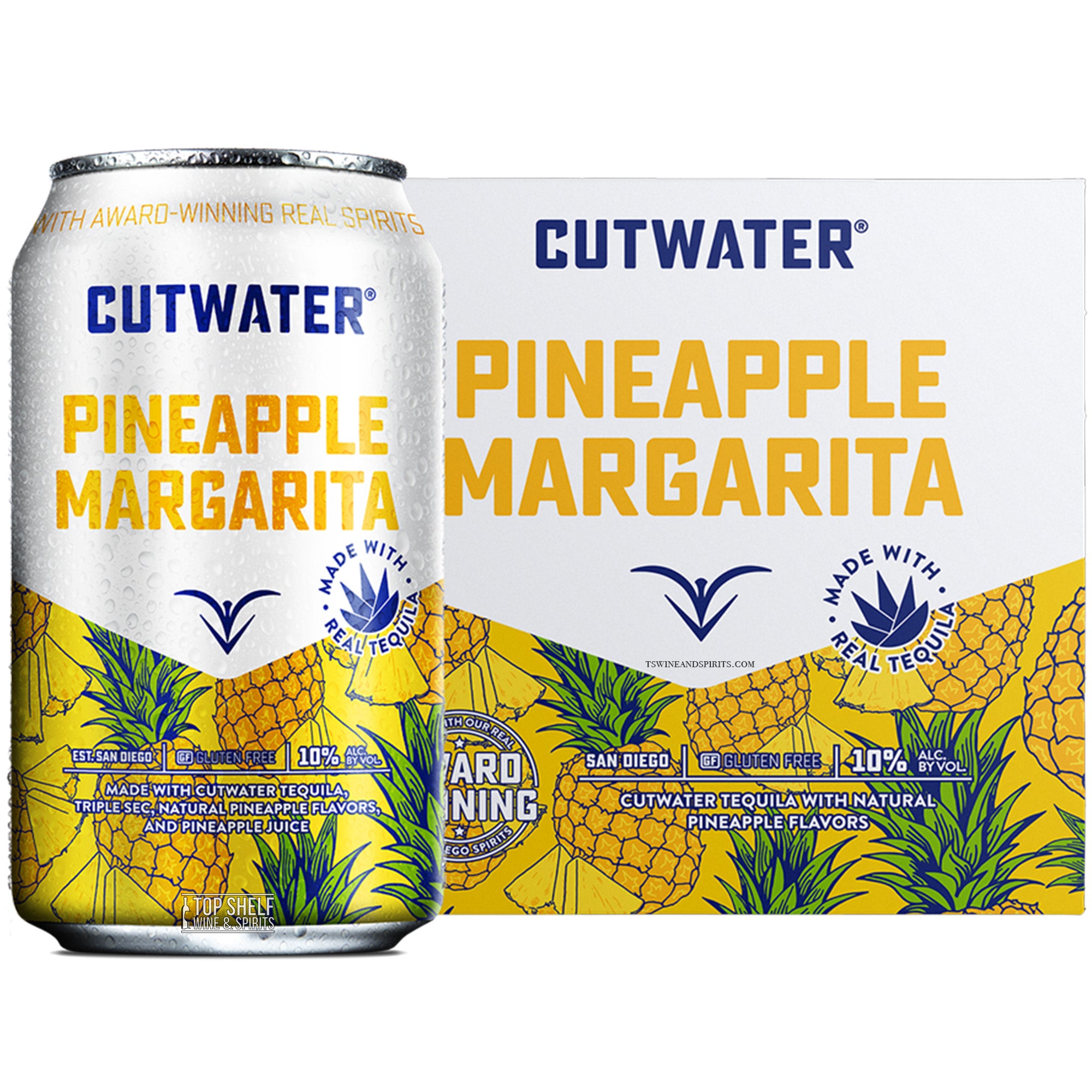 Cutwater Pineapple Margarita 4 pack