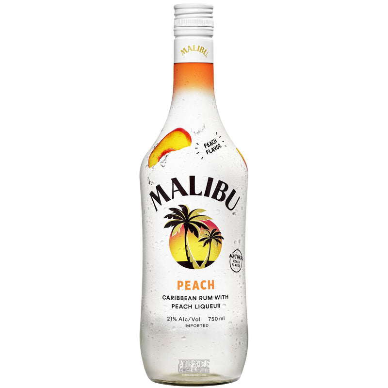 Malibu Rum Peach Delivery To Your Home Top Shelf Wine and Spirits