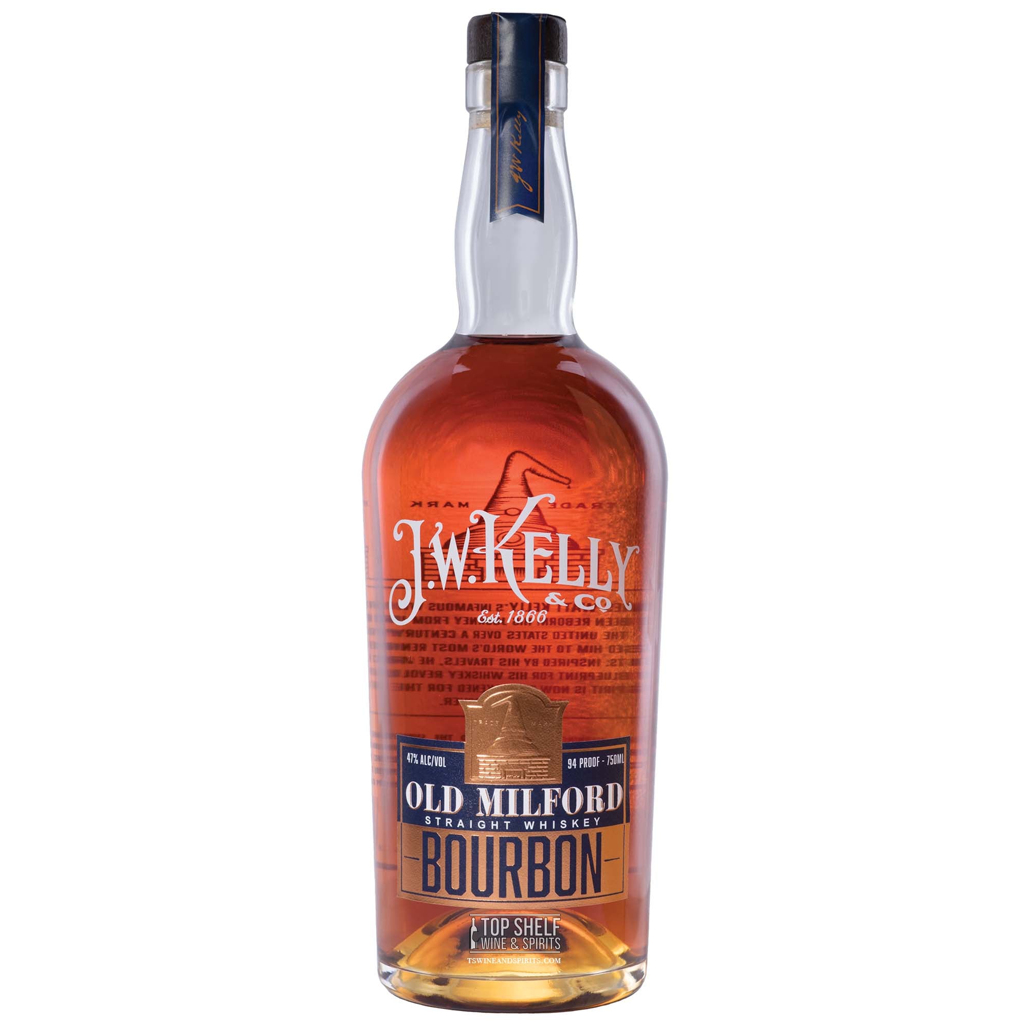 J.W. Kelly & Co. Old Milford Straight Bourbon