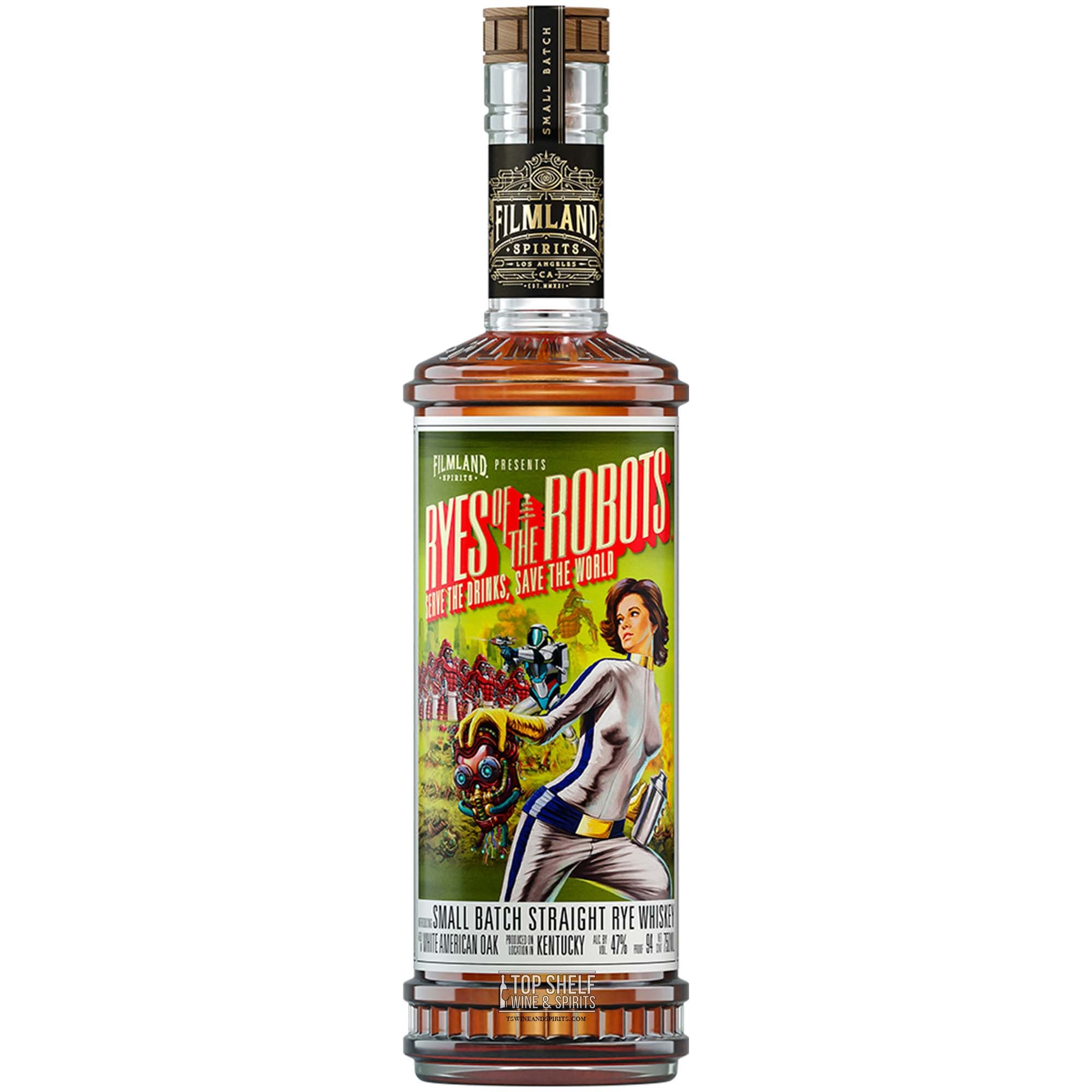 Filmland Spirits 'Ryes of the Robots' Rye Whiskey