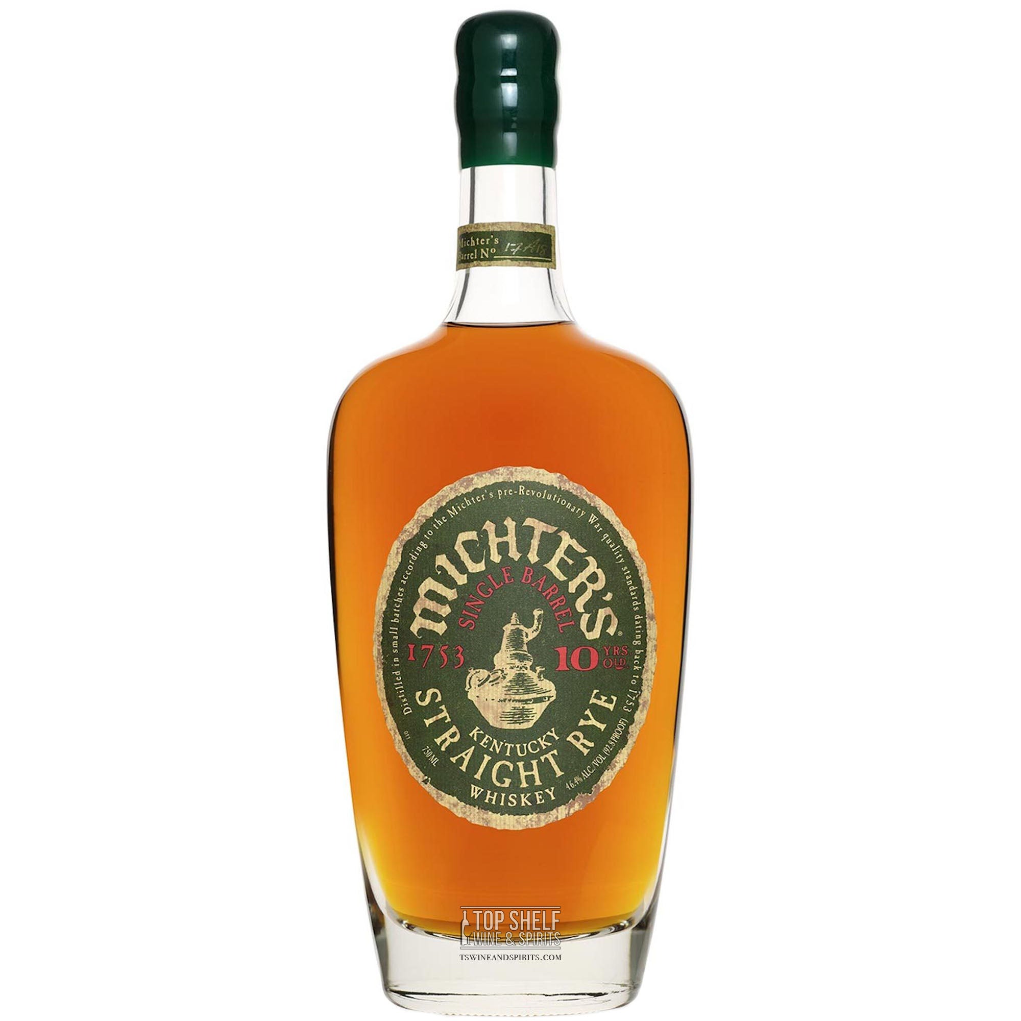 Michter's Single Barrel 10 Year Rye Whiskey (2023)