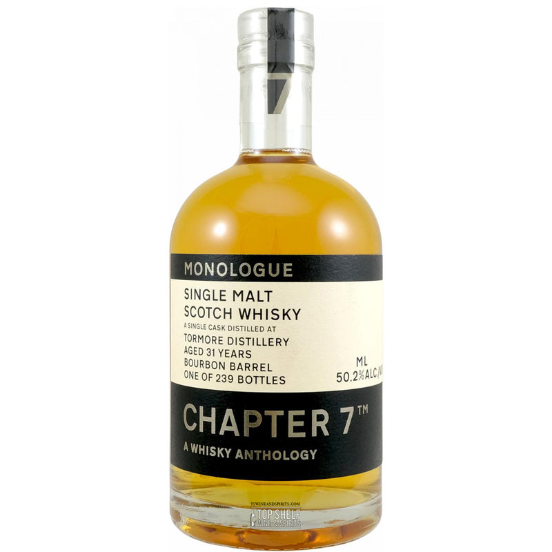 Chapter 7 Monologue 1990 Tormore 31 Year Scotch Whisky