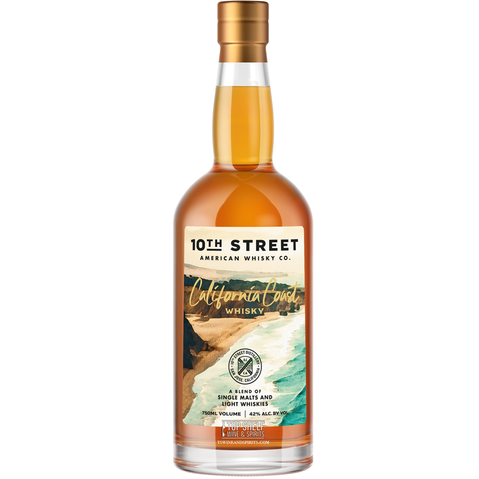 10th Street California Coast Blended Whiskey