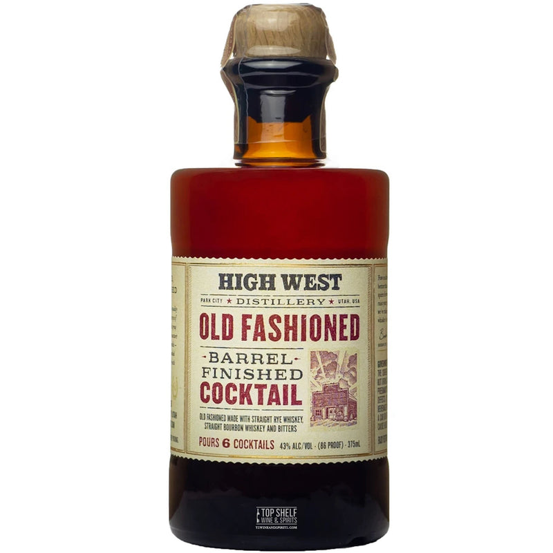 High West Barrel Aged Old Fashioned Cocktail 375mL
