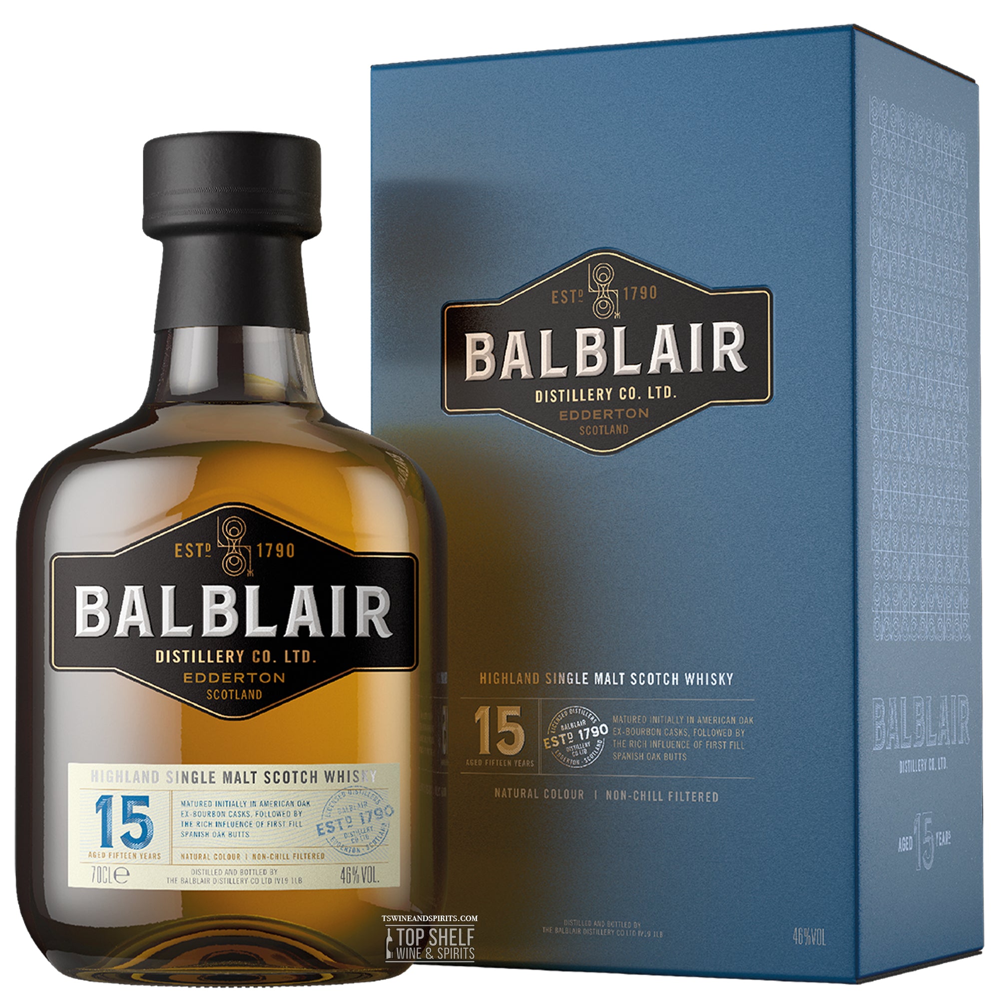 Balblair 15 Year Old Single Malt Scotch Whisky