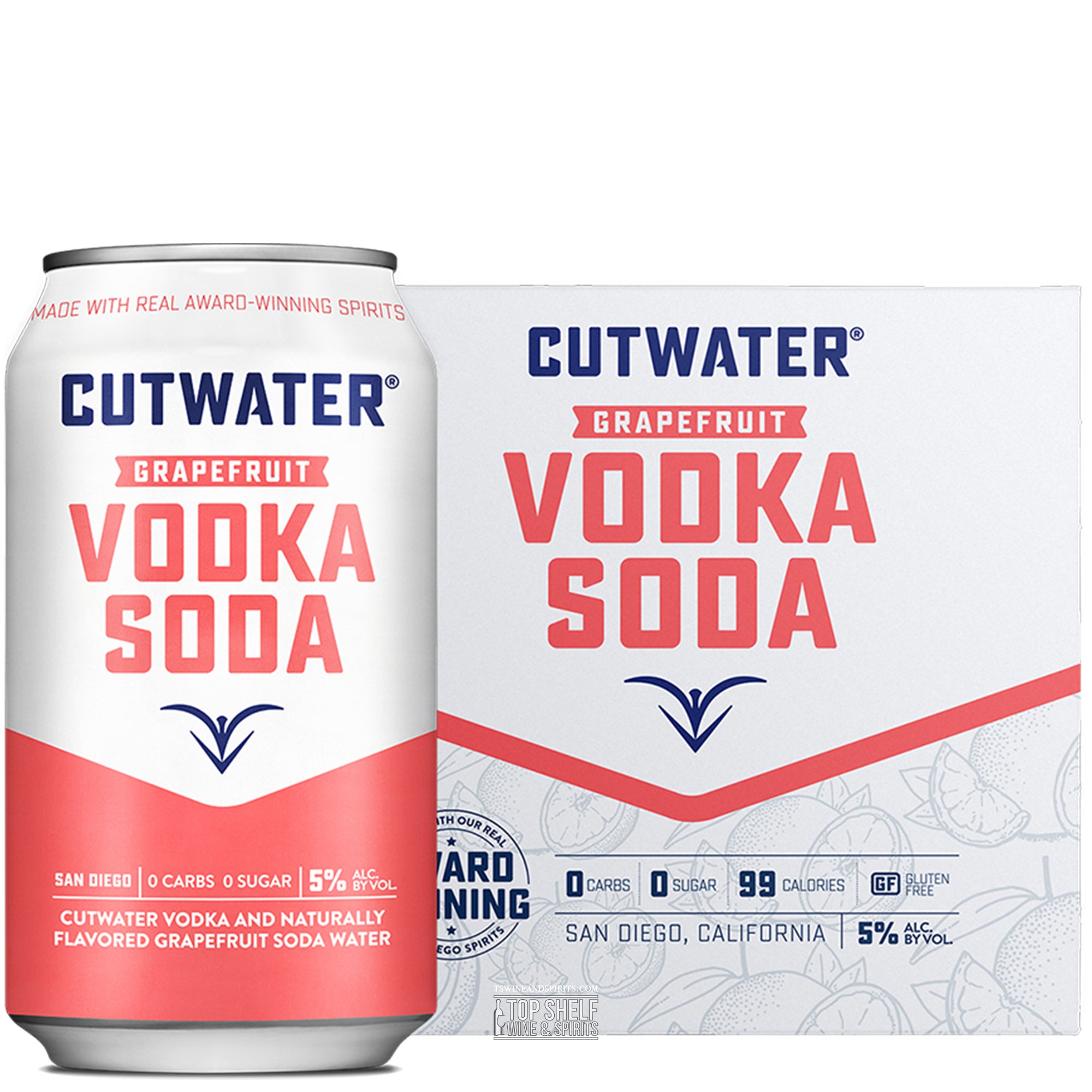 Cutwater Grapefruit Vodka Soda 4 pack