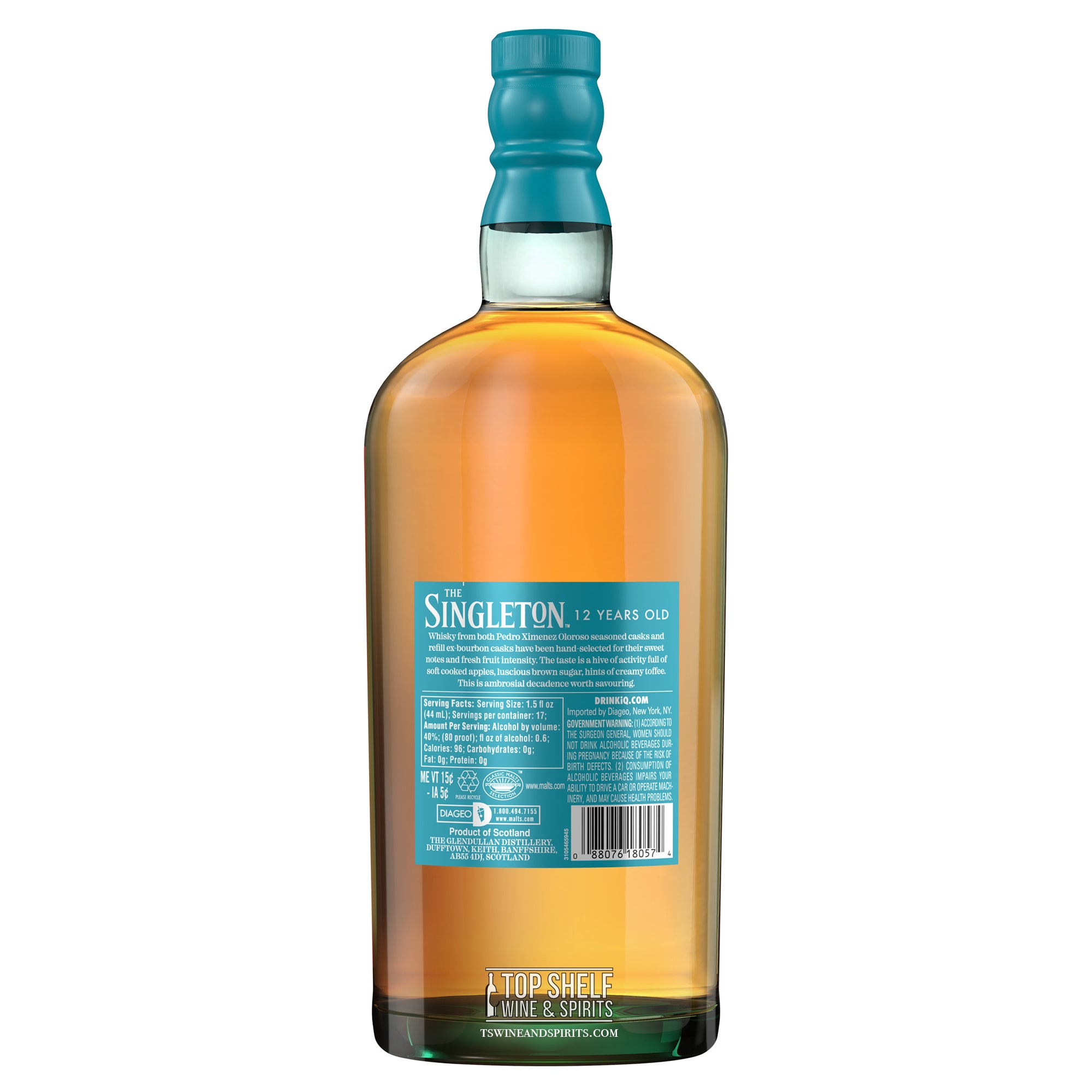 The Singleton of Glendullan 12 Year Single Malt Scotch