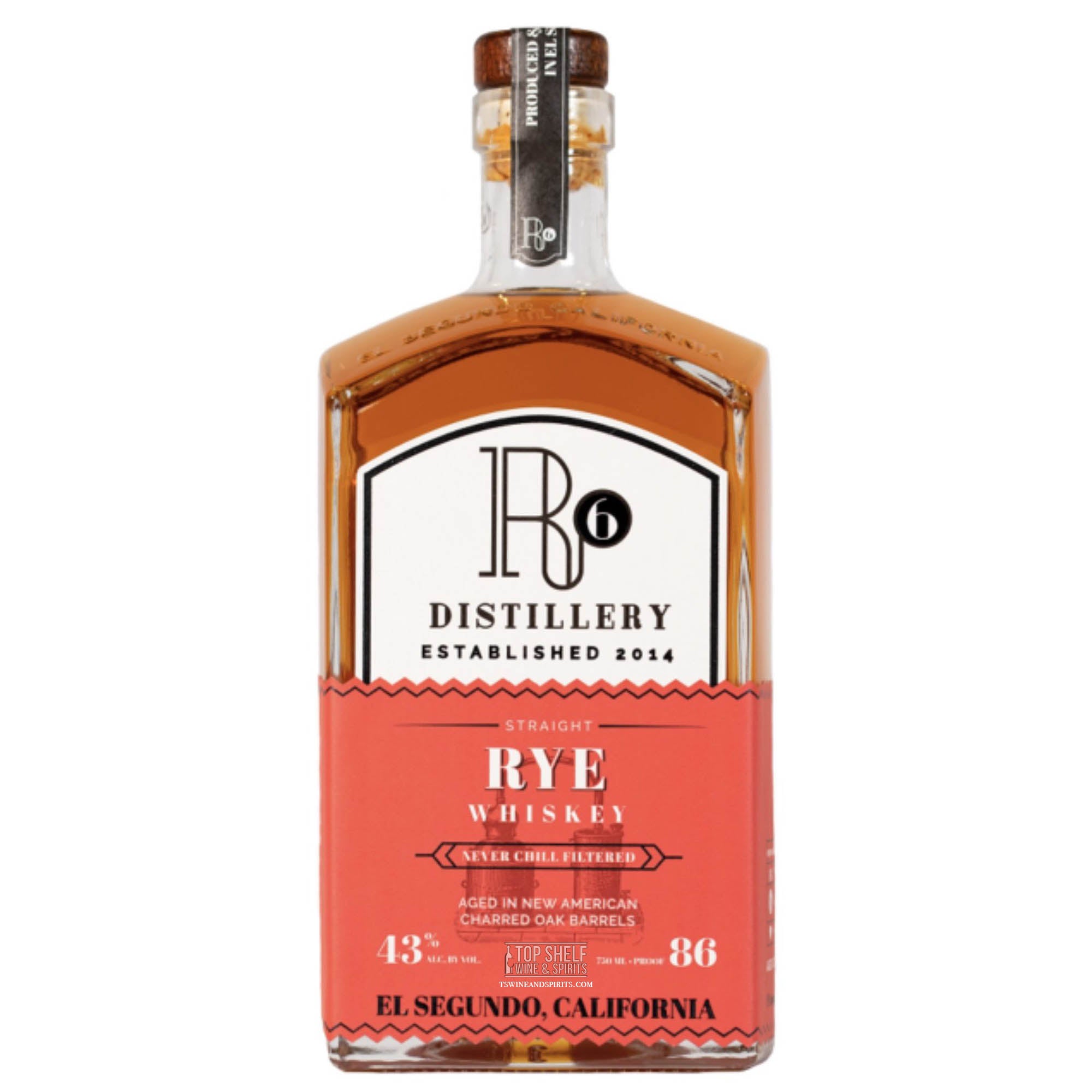 R6 4 Year Straight Rye Whiskey | Delivery & Gifting