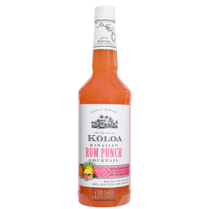 Koloa Kauaʻi Hawaiian Rum Punch Cocktail 1L