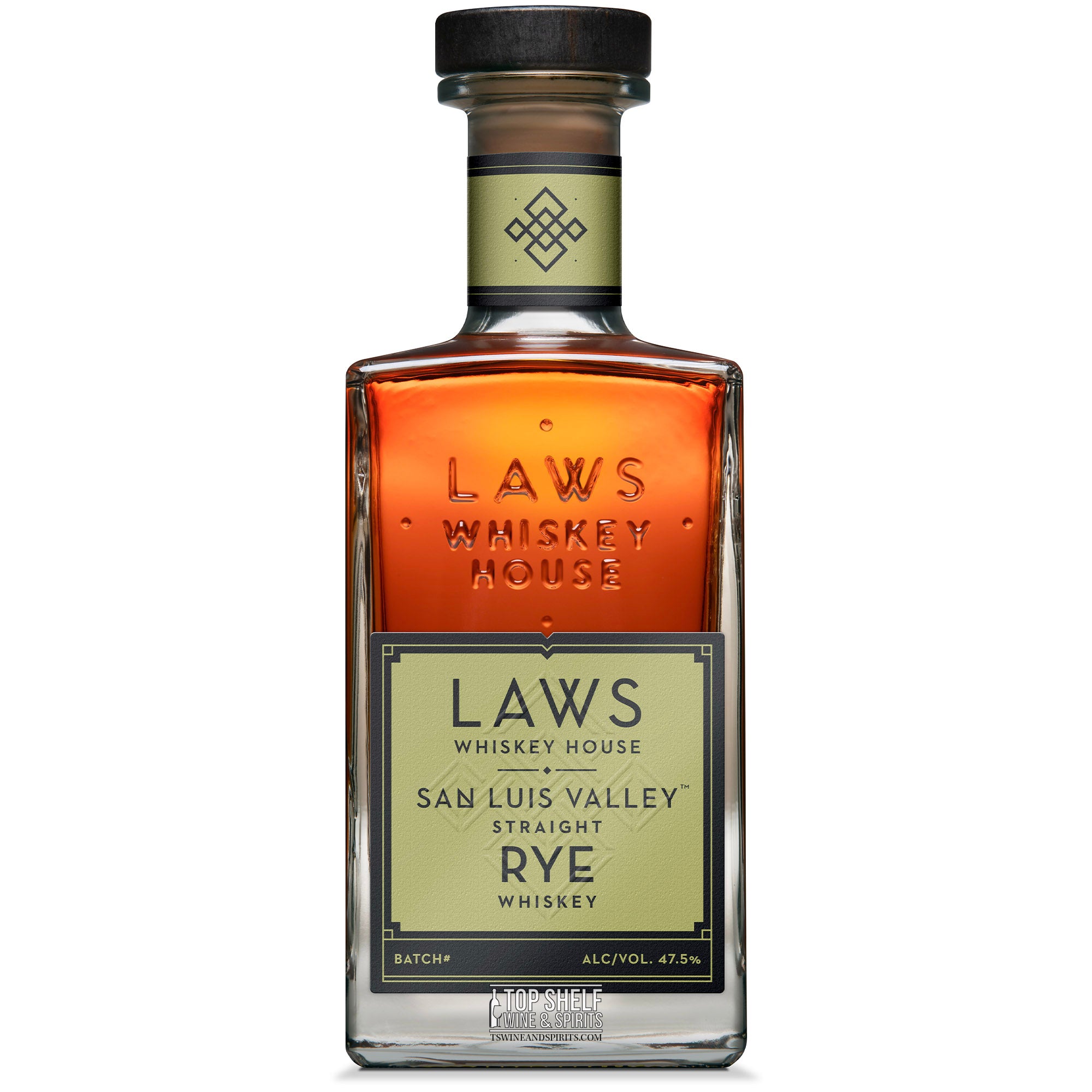 Laws Whiskey House Straight Rye Whiskey