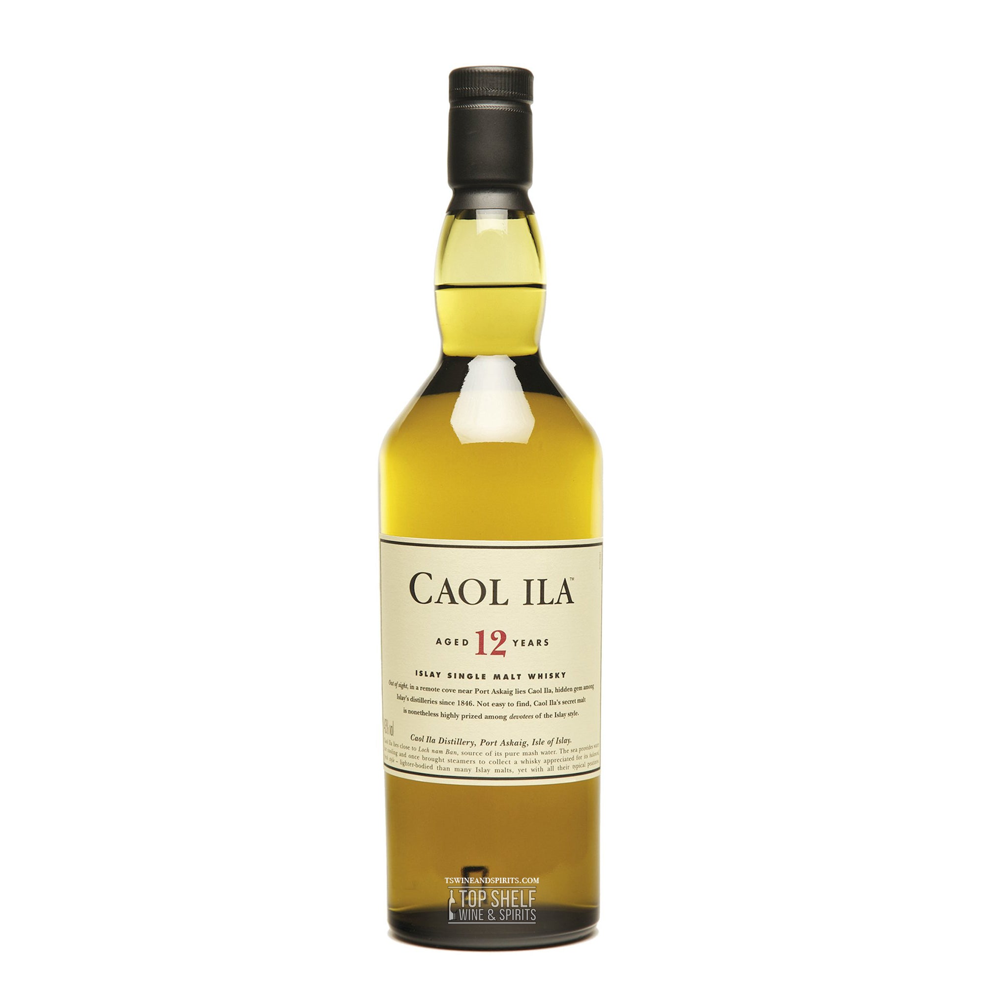 Caol Ila 12 Year Old Single Malt Scotch Whisky 700ml Bottle