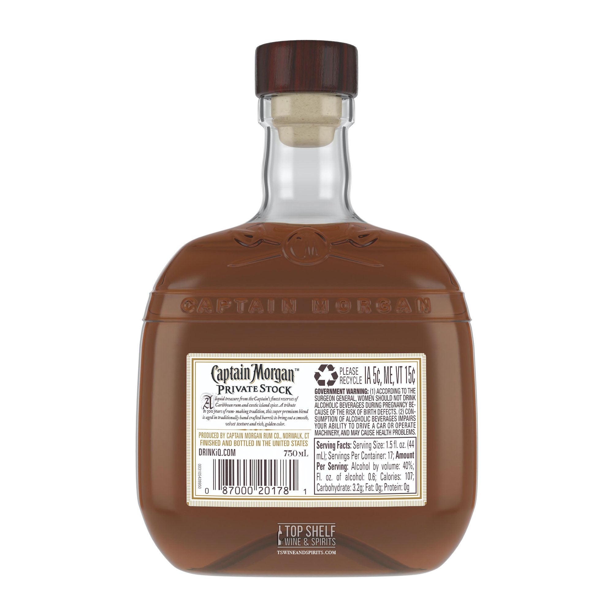 Stock Premium | Barrel Order Captain Morgan 750ml Private Bottle