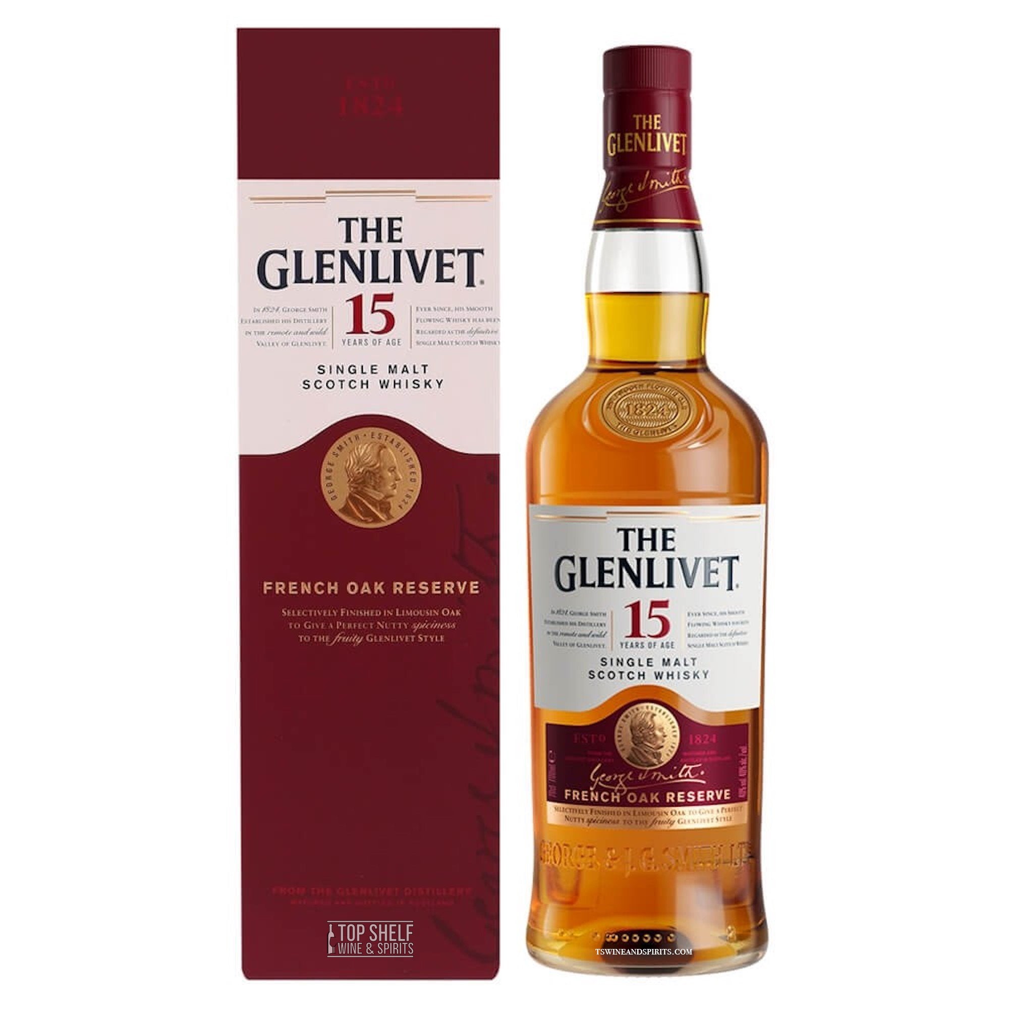 The Glenlivet 15 Year French Oak Scotch