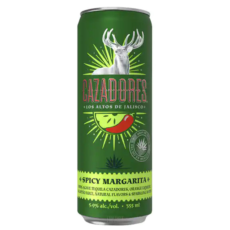 Cazadores Tequila Spicy Margarita Cocktail Ready-To-Drink 4-Pack Cans