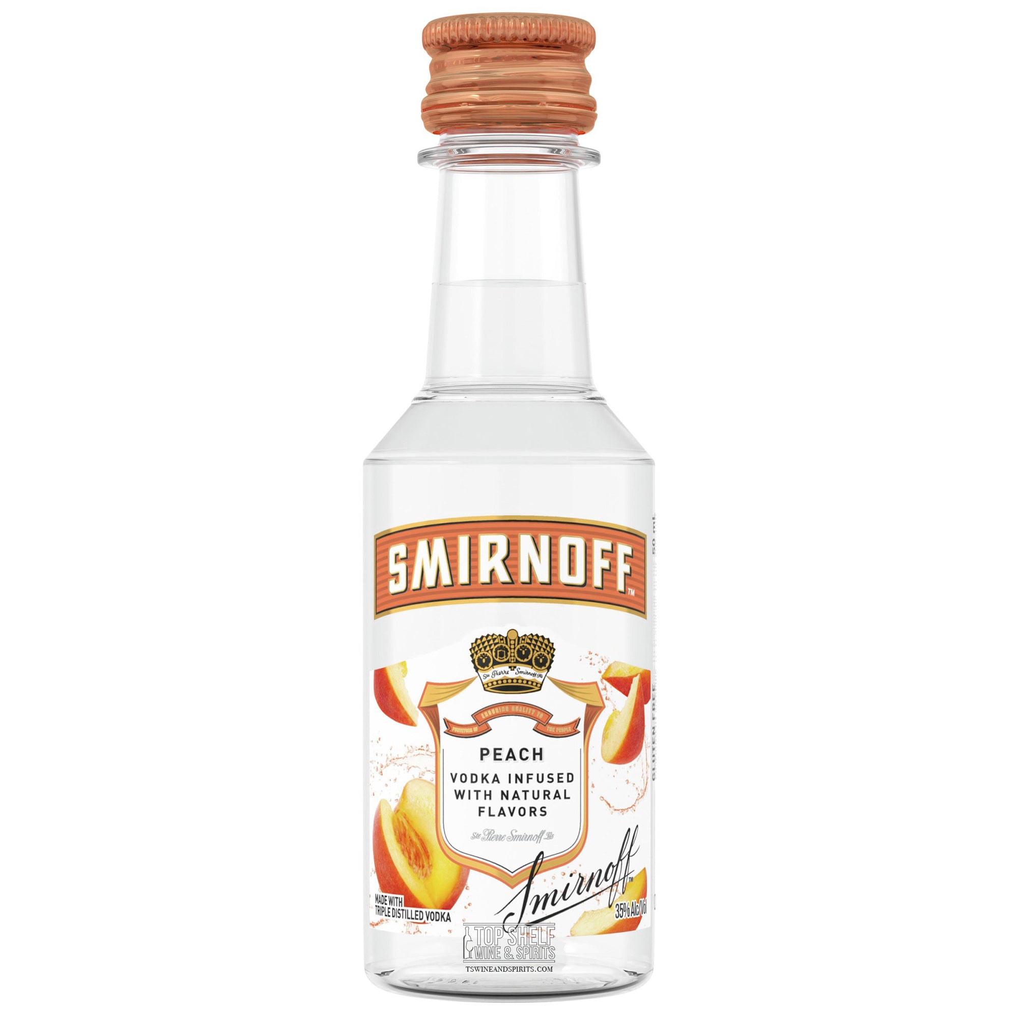 Smirnoff Peach Vodka 50ml Sleeve (10 bottles)