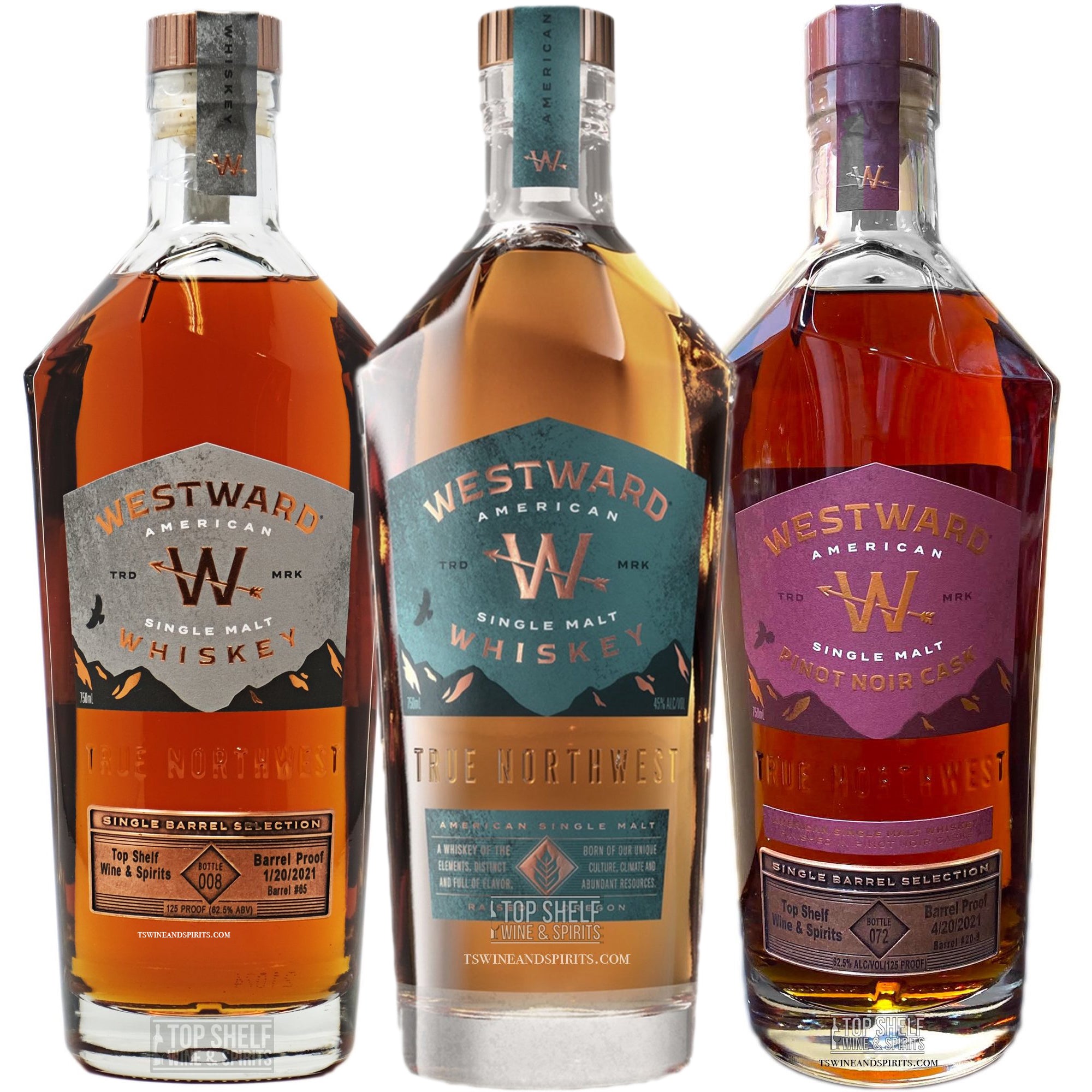 Westward Whiskey Top Shelf Collection
