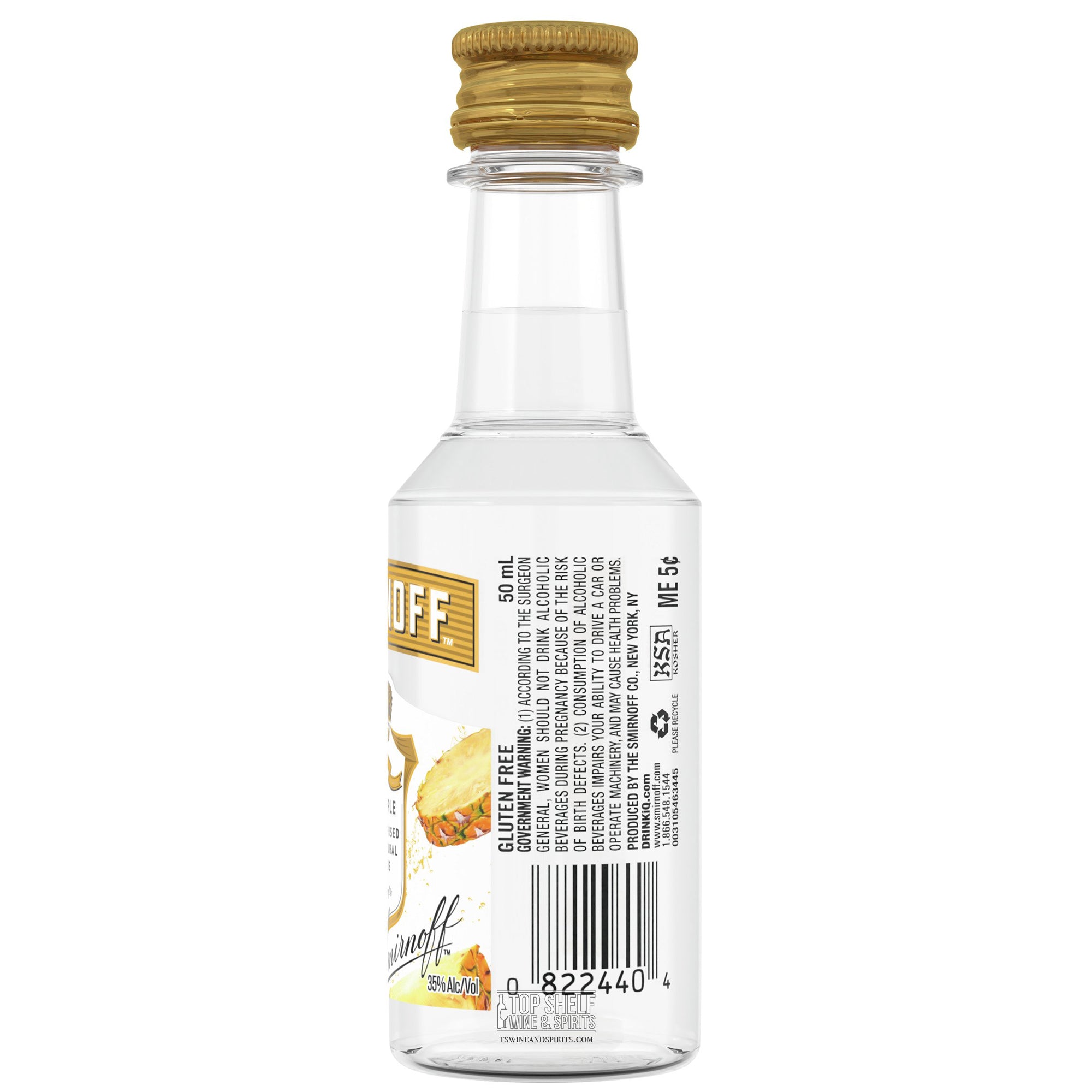 Smirnoff Pineapple Vodka 50ml Sleeve (10 bottles)