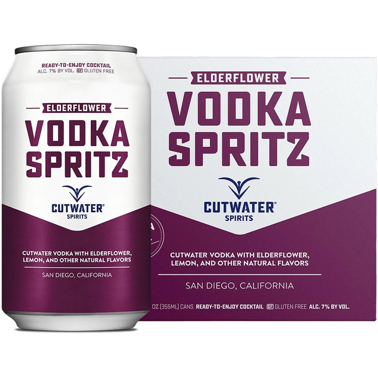 Cutwater Elderflower Vodka Spritz 4 pack