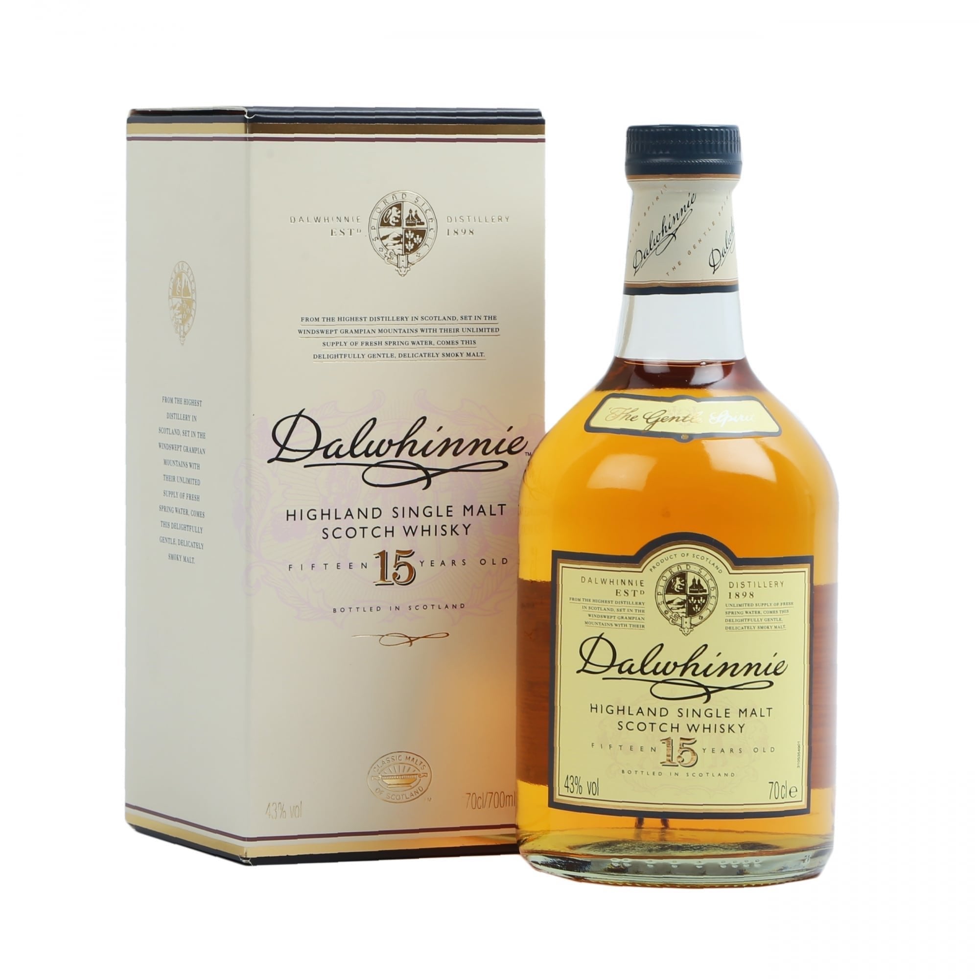 Dalwhinnie 15 Year Highland Single Malt Scotch Whisky